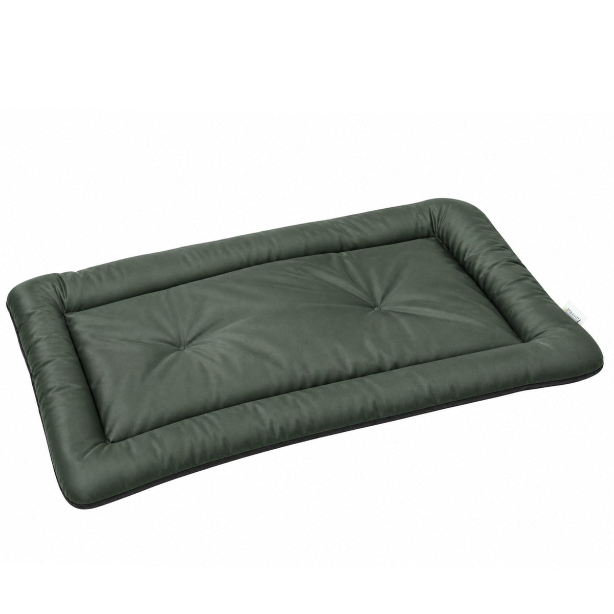 Waterproof Dog Bed, Foldable Pet Bed with Anti-Slip Bottom, Oxford Fabric, Machine Washable, Scratch Resistant Outdoor for Small Dogs and Cats, 90L x 60W x 5H cm, Green