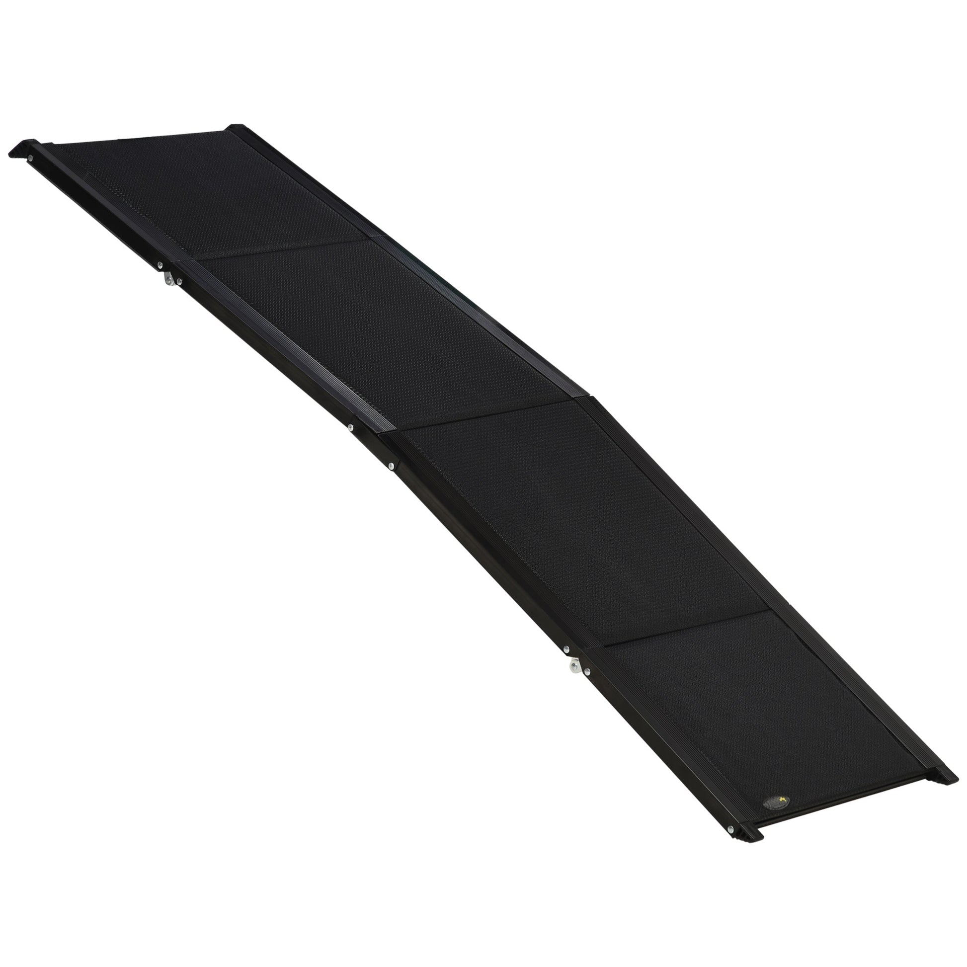 Folding Dog Ramp for Car for Extra Large Dogs, Portable Pet Ramp with Non-slip Surface, Aluminium Alloy Frame