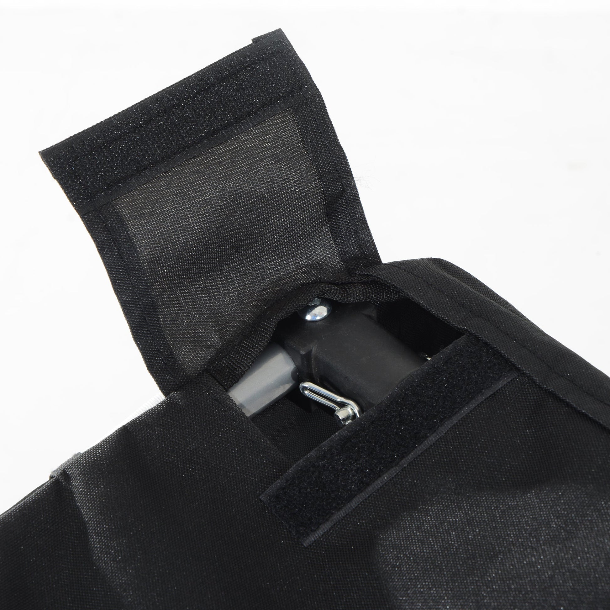 Steel Dog Bike Trailer Pet Cart Carrier for Bicycle Kit Water Resistant with Hitch Coupler Travel White and Black