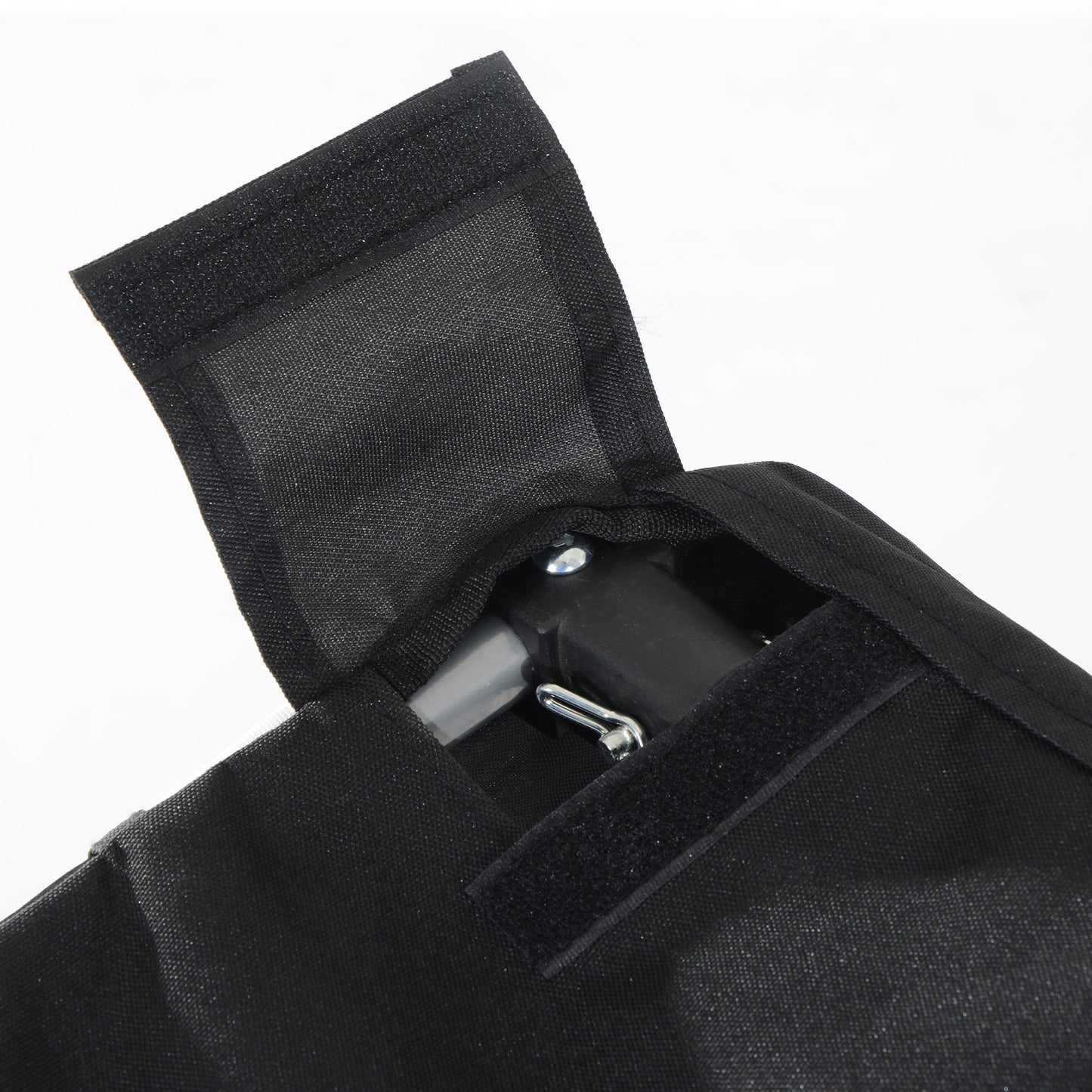 Steel Dog Bike Trailer Pet Cart Carrier for Bicycle Kit Water Resistant with Hitch Coupler Travel White and Black