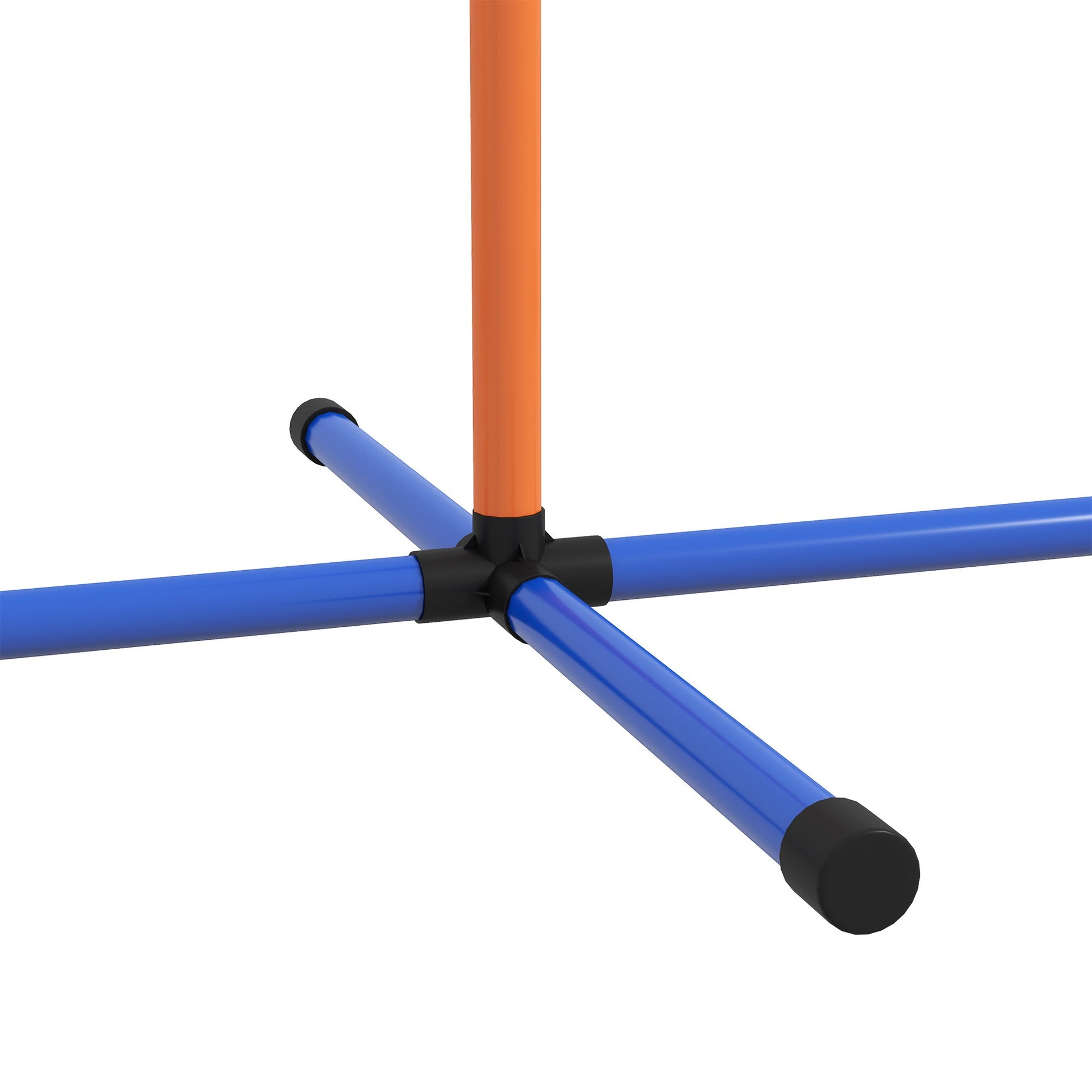 Dog Agility Equipment Set, 8 Piece Outdoor Agility Kit w/ Weave Poles, Adjustable High Jump Ring, Hurdle, Pause Box, Tennis Balls, Whistle, Training Shorts, Carrying Bag, for Dogs - Orange