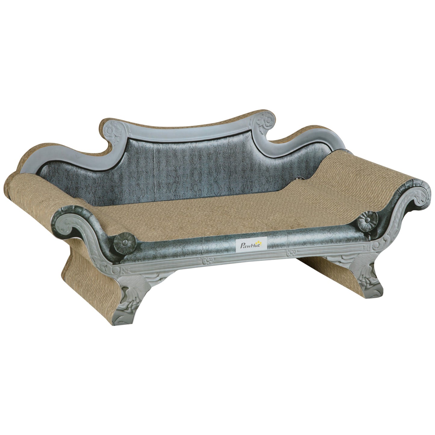 Cat Scratching Board Cardboard Cat Scratchers Lounger, 60 x 29 x 26.5cm