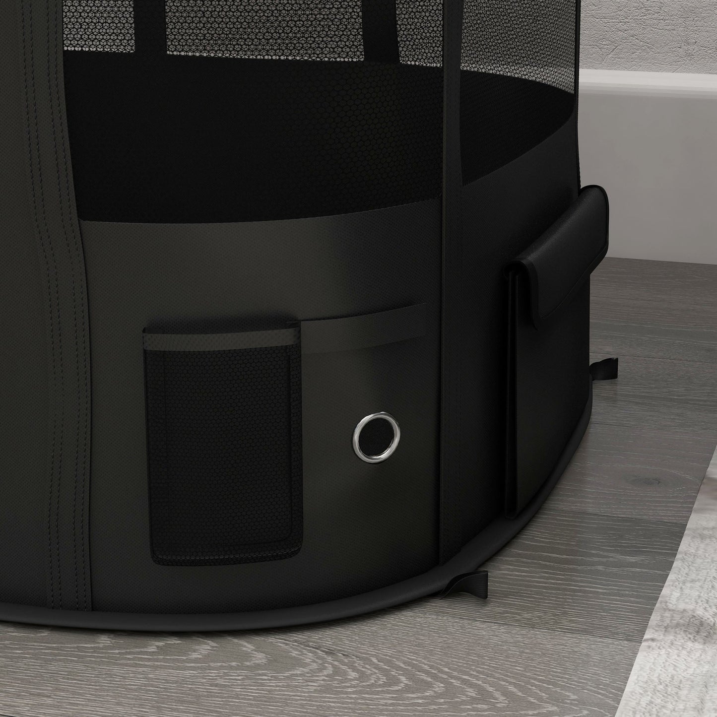 Dog Pen, Pet Playpen, Portable Foldable Dog Cat Playpen Soft Pet Cage with Storage Bag for Puppies, Rabbits, Kittens, Guinea Pigs, 94 x 74 x 60cm - Yellow