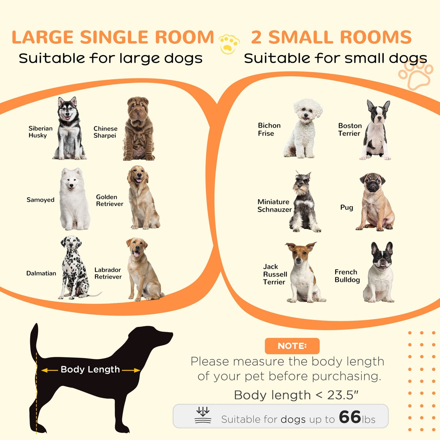 Dog Crate Furniture for Large Dog, Double Dog Cage for Small Dogs with Divider, Sliding Doors - Grey
