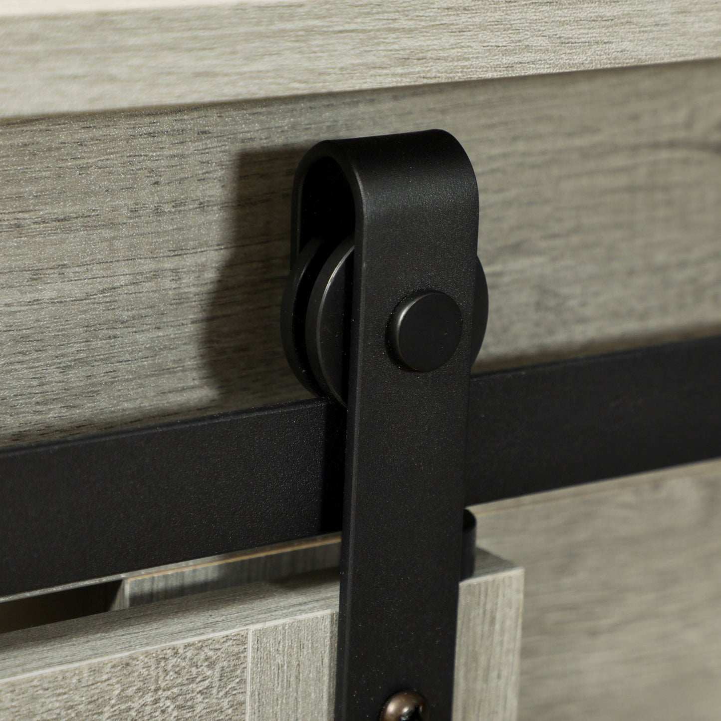 Dog Crate Furniture for Large Dog, Double Dog Cage for Small Dogs with Divider, Sliding Doors - Grey