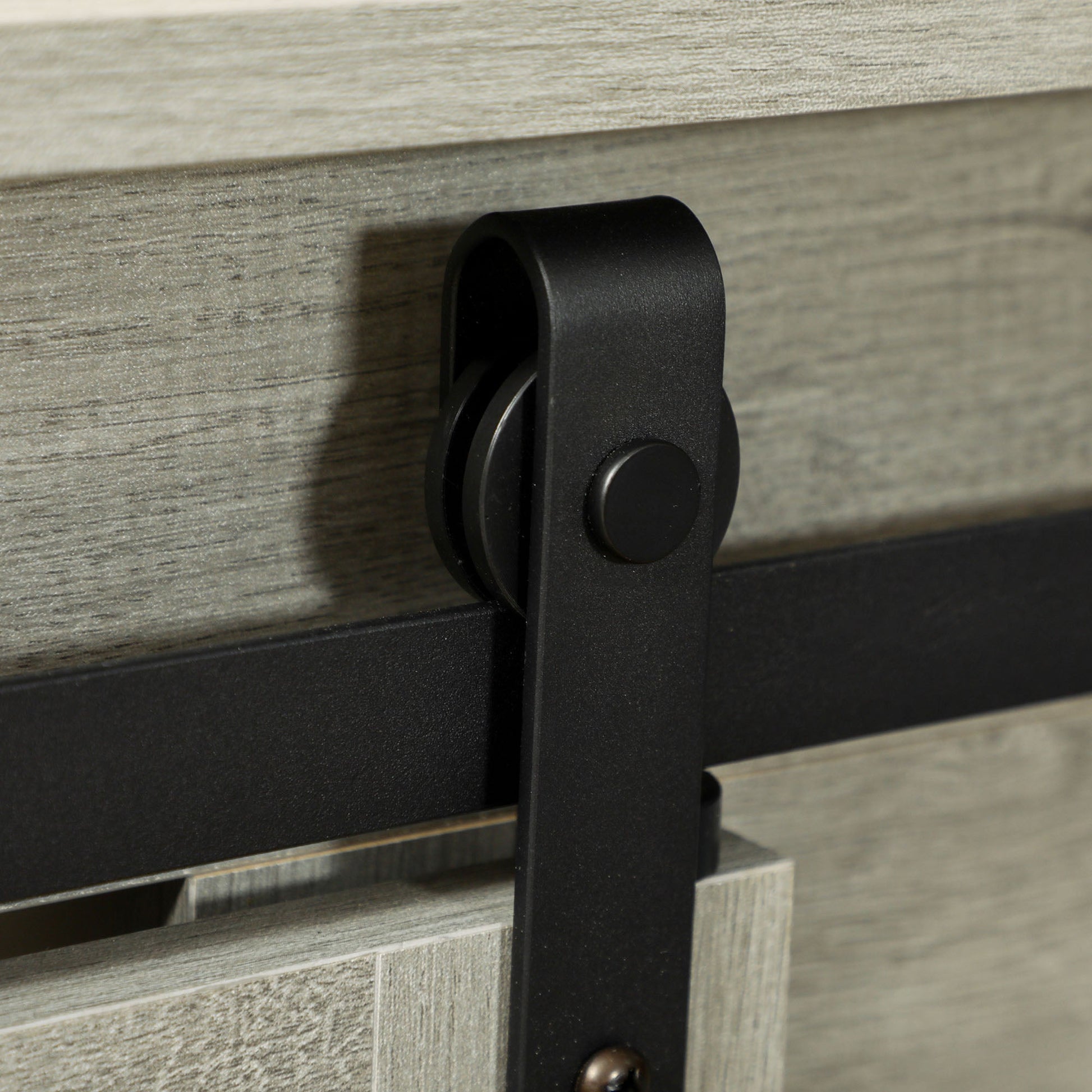 Dog Crate Furniture for Large Dog, Double Dog Cage for Small Dogs with Divider, Sliding Doors - Grey