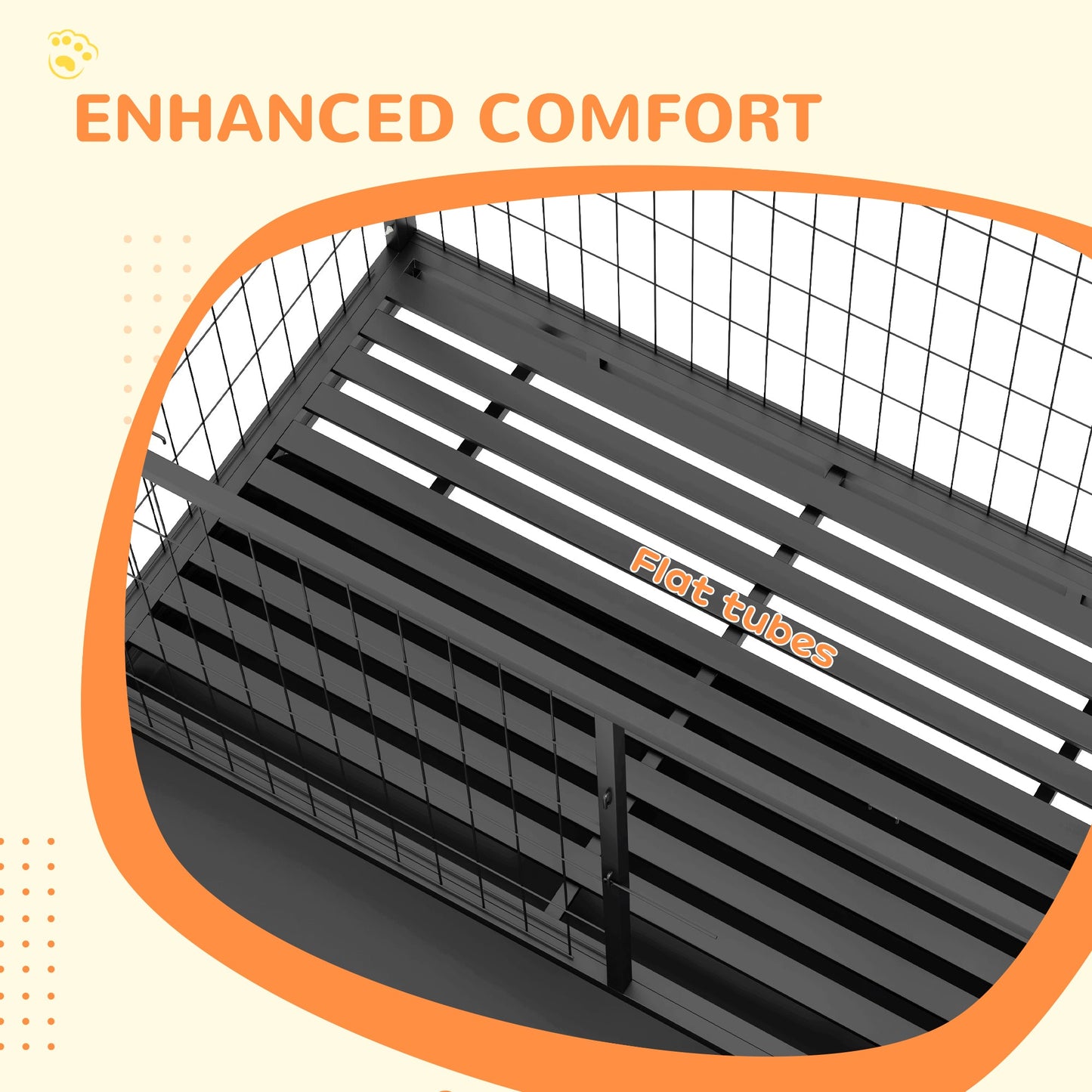 48" Heavy Duty Dog Crate with Bowl Holder, Dog Cage on Wheels with Removable Tray, Openable Top, Detachable Door, Indoor Outdoor Use, for Large and Extra Large Dogs - Black