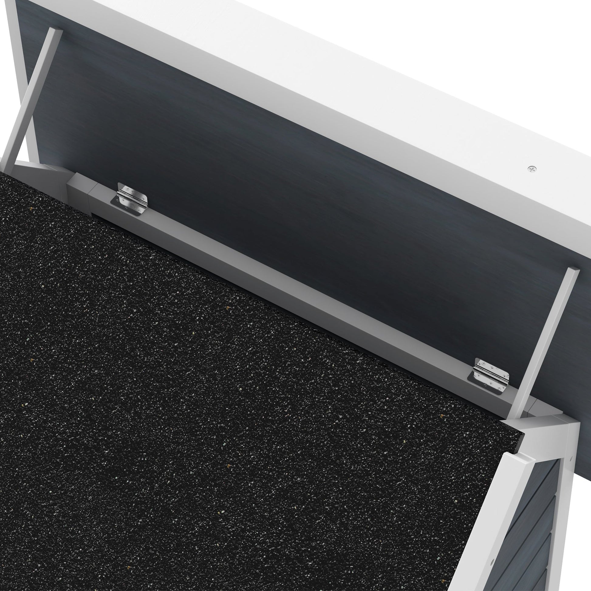 Outdoor Cat House, Wooden Feral Cat Shelter, Water-Resistant Hide Home with Openable Asphalt Roof, Three Doors, 77 x 57.5 x 68cm - Grey