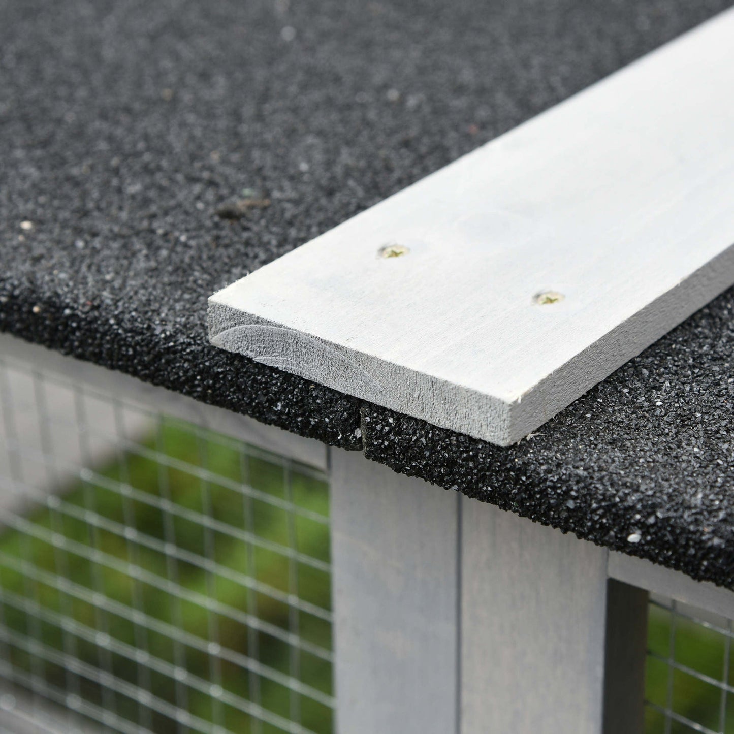 Large Outdoor Cat House, Walk-in Cat Enclosure, Wooden Catio with 6 Jumping Platforms, Waterproof Asphalt Roof