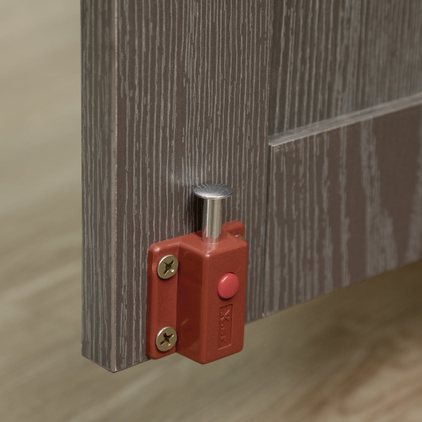 Dog Crate Furniture End Table, Pet Kennel for Extra Large Dogs with Magnetic Door Indoor Animal Cage, Grey, 114 x 60 x 82 cm