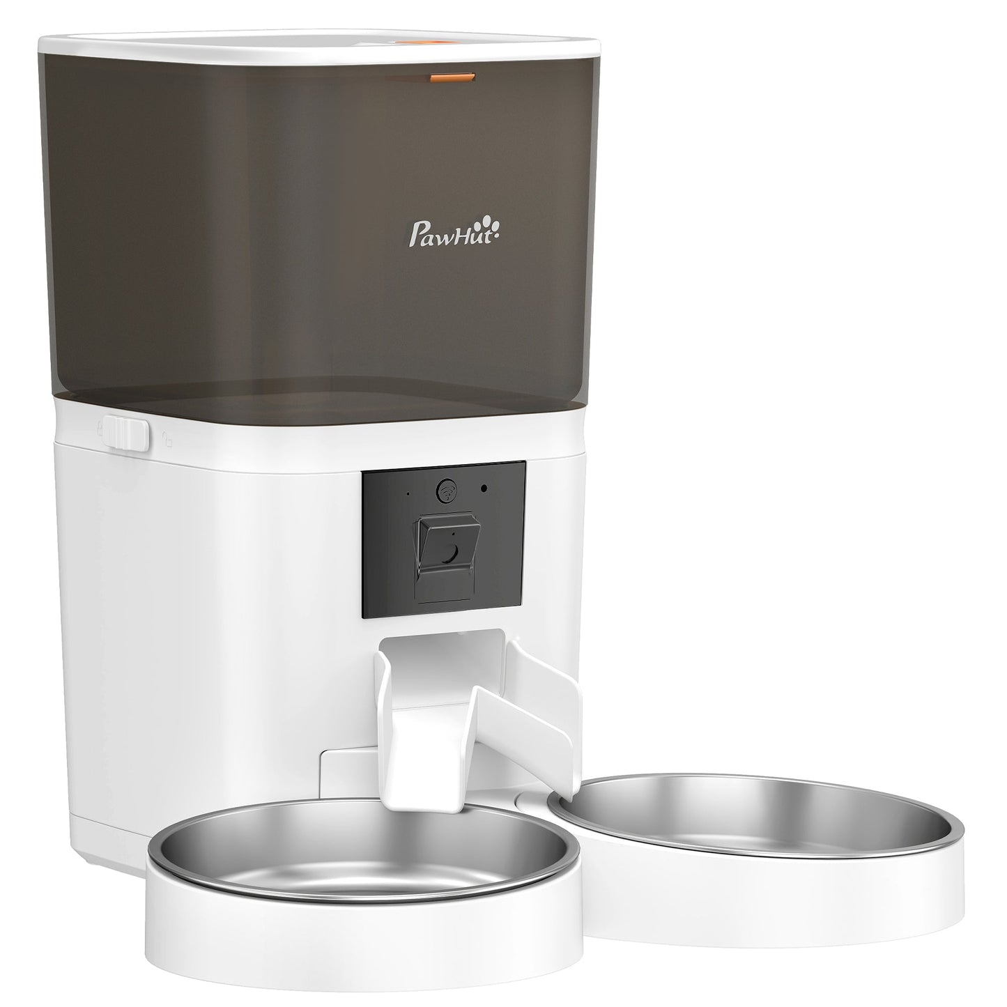 Automatic Cat Feeder with HD Camera for 2 Cats, 6L 2.4G/5G WiFi Smart Pet Food Dispenser with App Control, Timed Pet Feeder with 1-10 Meals Per Day, 10s Voice Recorder, Dual Power Supply