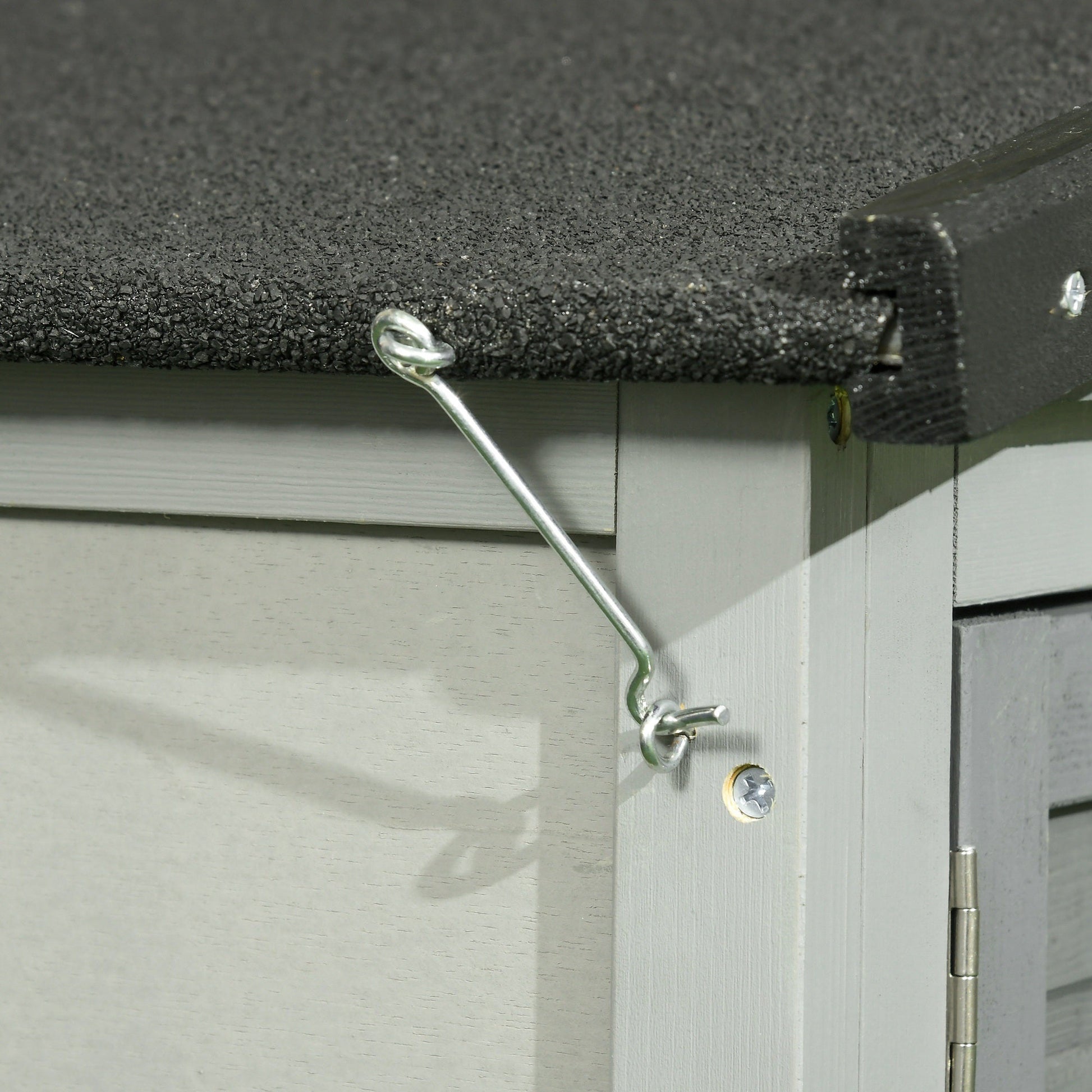 Rabbit Hutch Outdoor, Wooden Guinea Pig Hutch with Run, Openable Roof, Pull-Out Tray, Ramp for 1-2 Rabbits, 150 x 52.5 x 68 cm, Grey