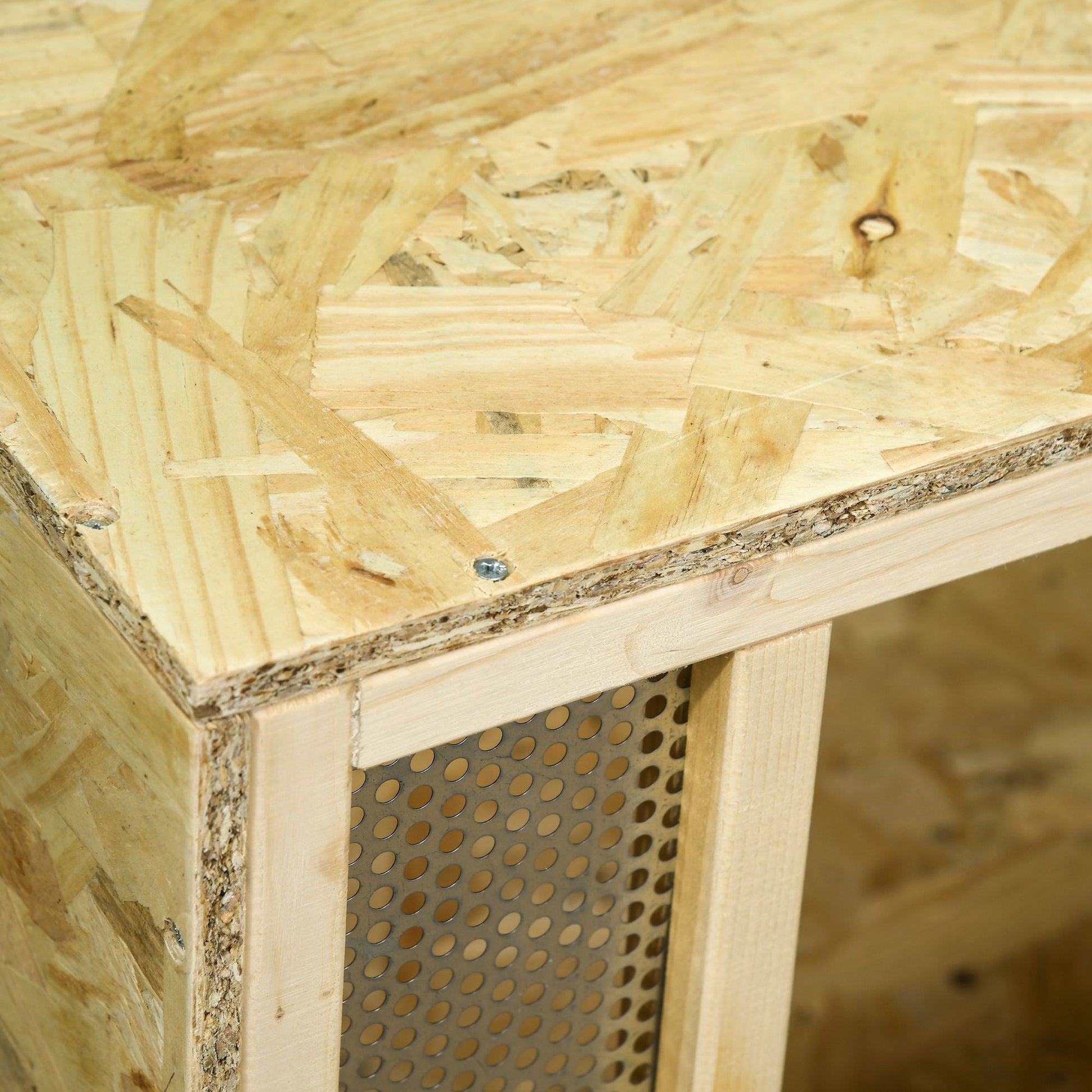 Reptile Terrarium Vivarium Habitat w/ Transparent Sliding Doors, Breathable Mesh, for Lizards, Horned Frogs, Snakes and Chameleons, 80 x 40 x 40 cm