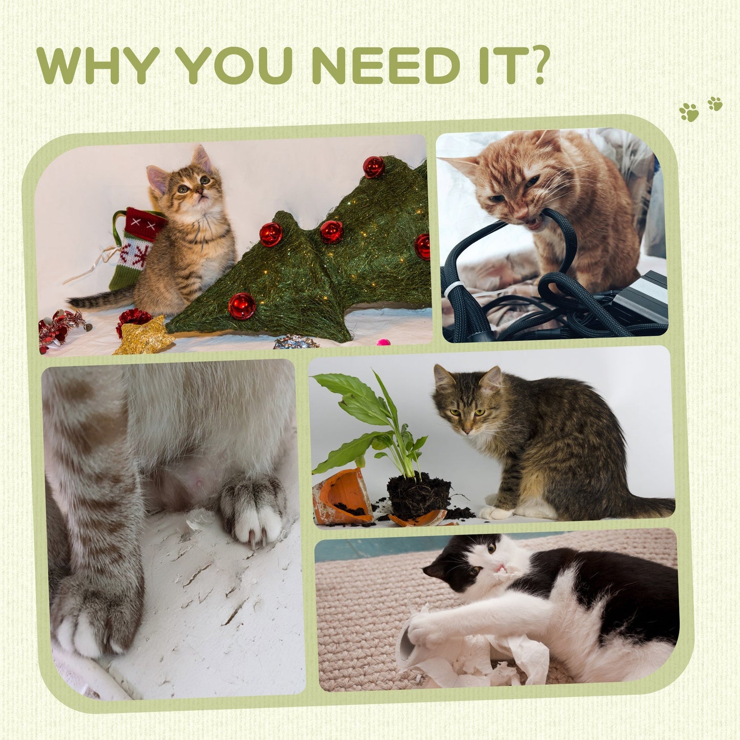 Cat Tree Scratching Post for Indoor Cats 79cm Jute Scratcher Climber w/ Carpet Base Dangling Toy Self Grooming Brush – Beige