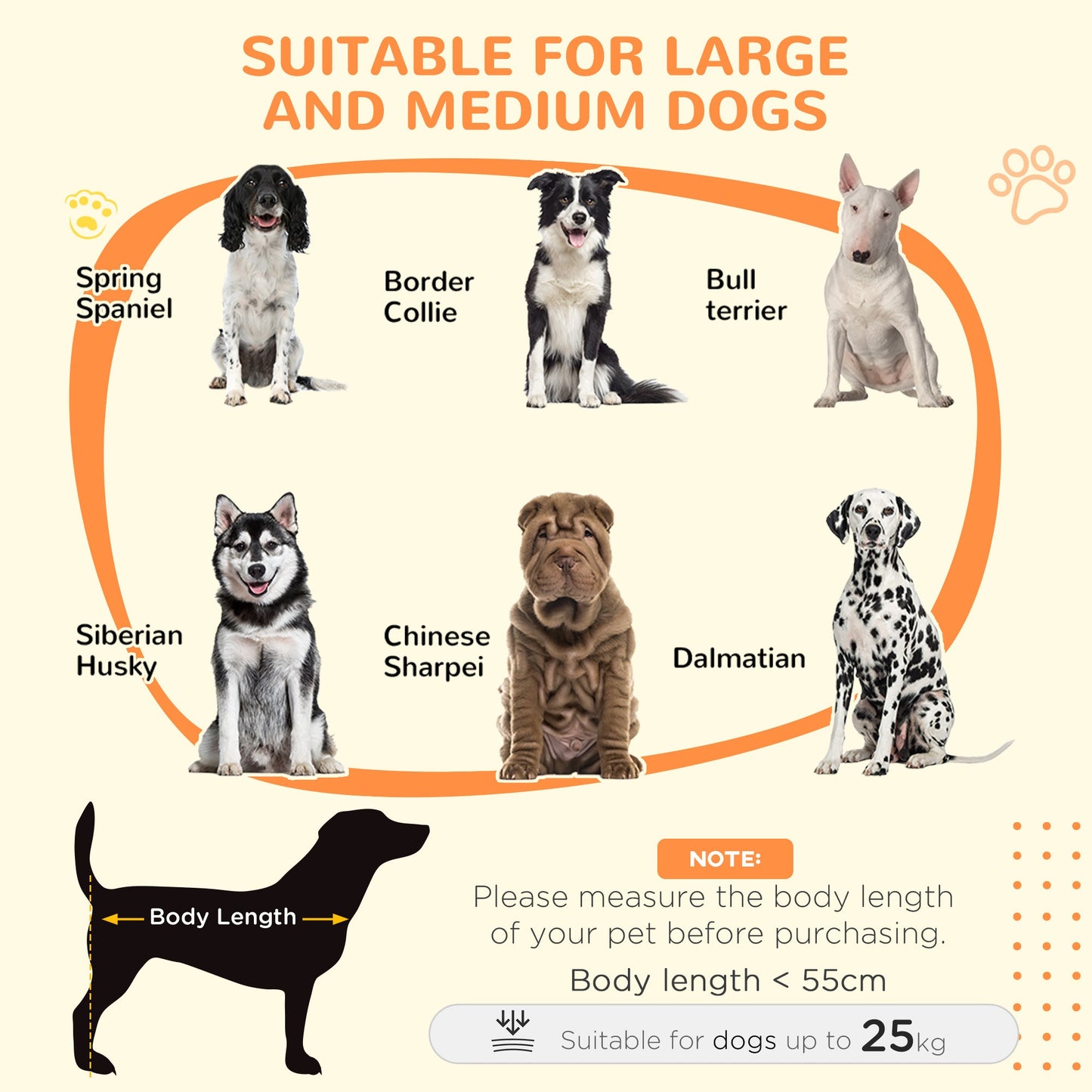 Dog Crate Furniture End Table, Pet Kennel for Medium Large Dogs with Magnetic Door Indoor Animal Cage, Grey, 95 x 55 x 75 cm