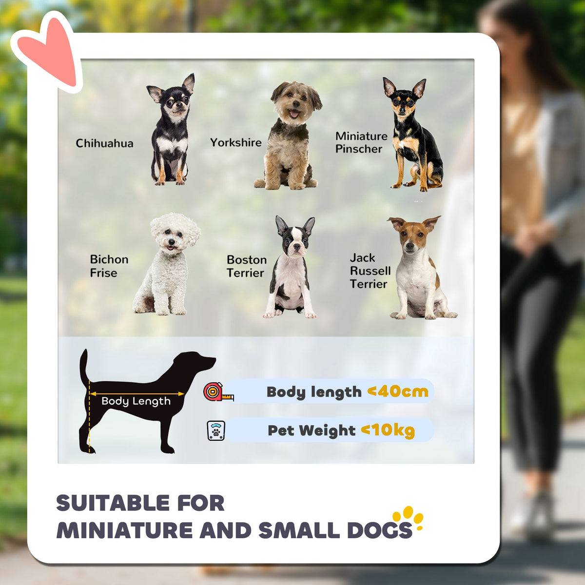 Dog Pram Dog Stroller Pet Pushchair with Detachable Carrier Soft Padding, Safety Leashes, for Mini and Small Dogs - Red