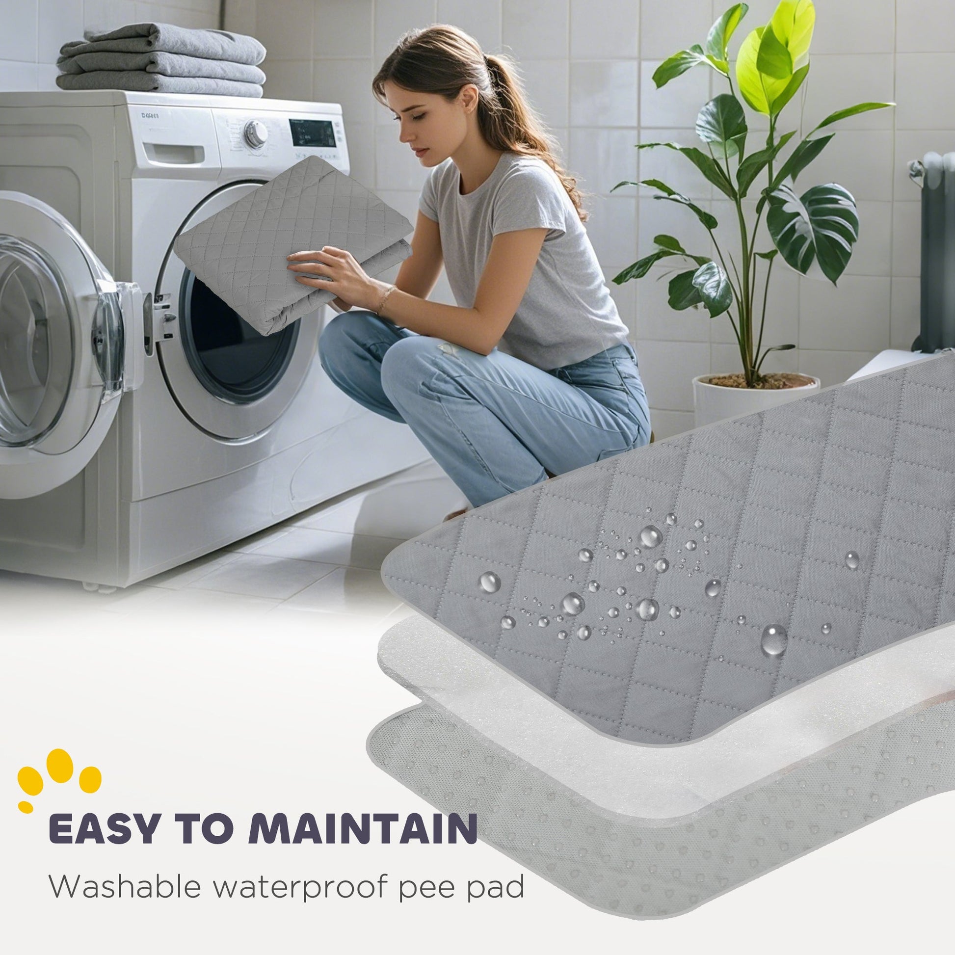 Whelping Box for Dogs and Puppies, 4 Panel Whelping Pen with Washable Whelping Pad, Wind-Resistant Cloth, Lockable Door, Dog Playpen for Indoor, Outdoor, for Small and Medium Breeds