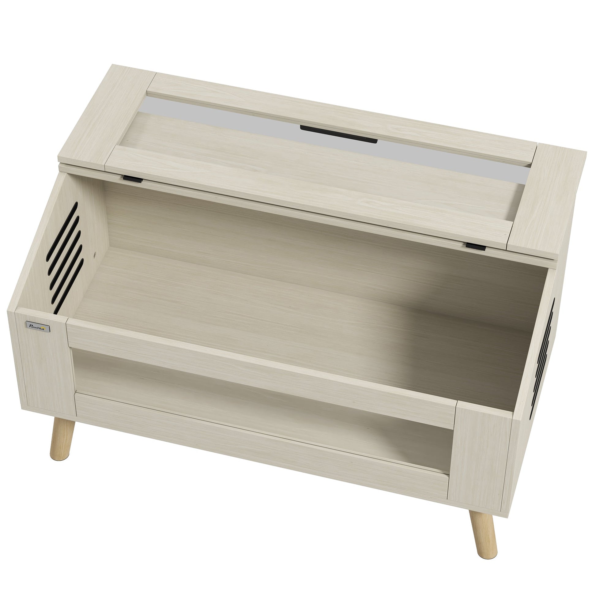 140L Reptile Vivarium Terrarium with Tempered Glass Windows, Openable Top for Snake Lizards, Horned Frogs, Chameleons, Hamsters, Gerbils, 100 x 50 x 60cm