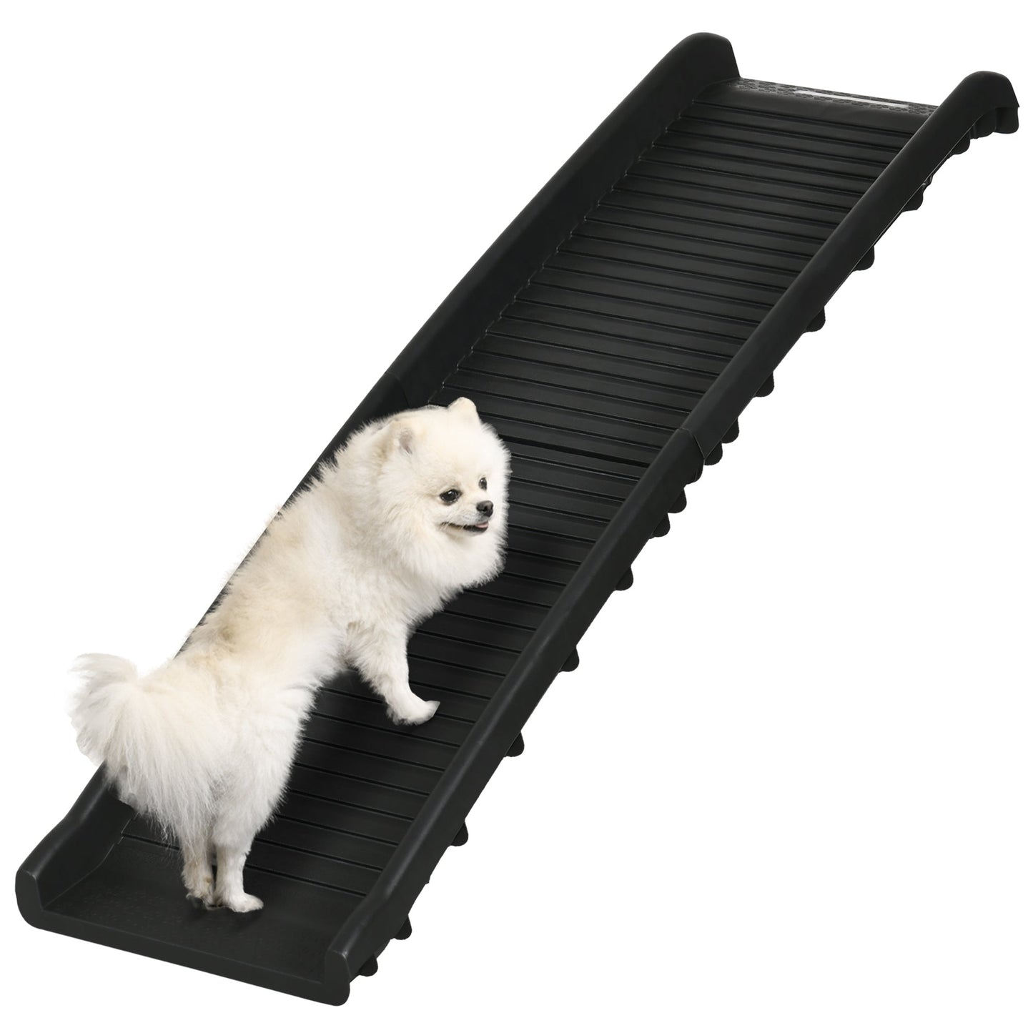 Foldable Pet Ramp Dog Car Ramp for SUVs, Cars - Black