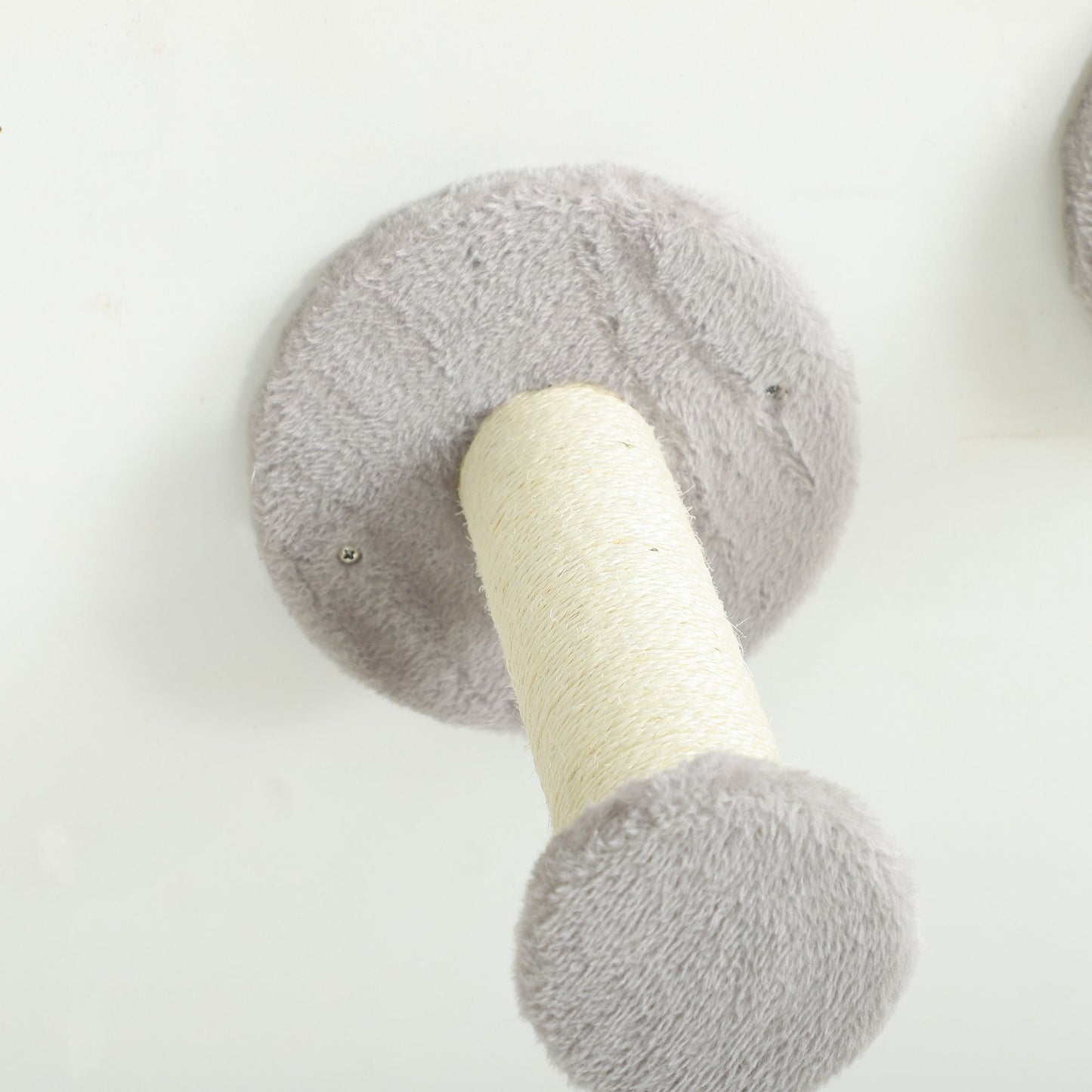 Cat Wall Furniture, 3 Piece Cat Shelves with Scratching Posts, Scratching Pads, Perches, Cat Wands, Toy Balls, Corner Design Cat Wall Shelves for Indoor Cats, Kittens, Light Grey