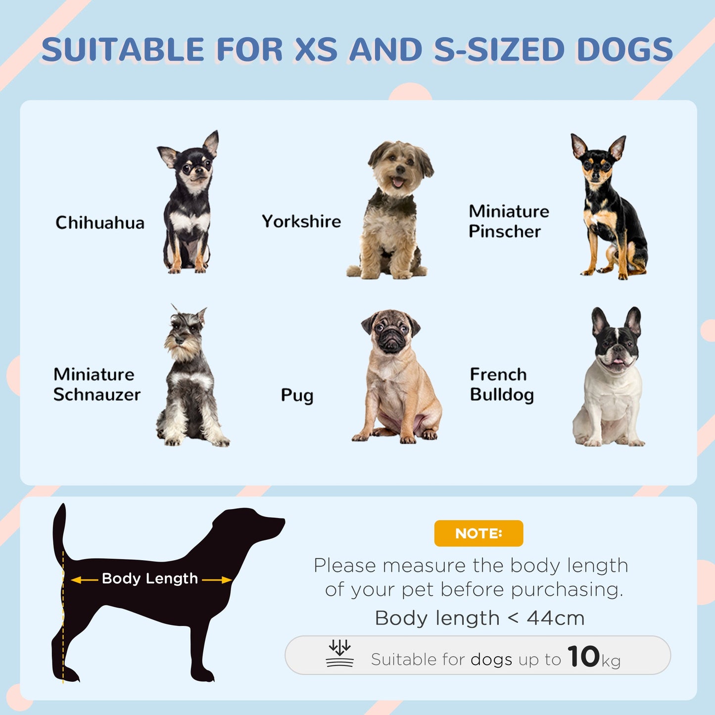 Dog Kennel for Outside, Plastic Dog House, Water-Resistant Pet Shelter with Windows, for Garden Patio, Miniature and Small Dogs, 80 x 69 x 76cm - Grey