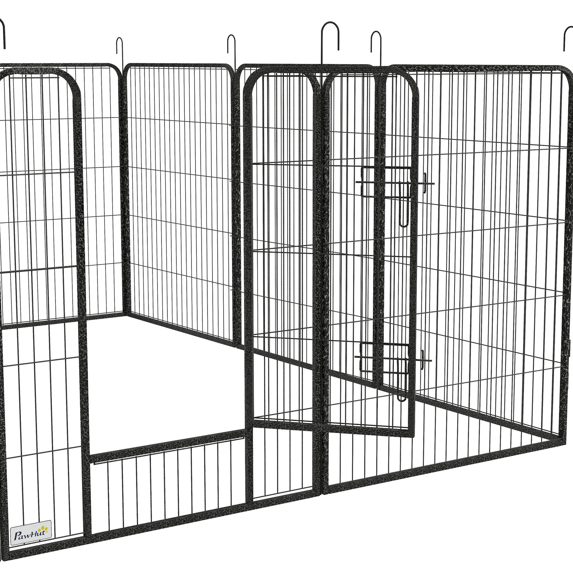 Dog Pen 12 Panels Puppy Pen Heavy Duty Pet Playpen for Indoor Outdoor for Dogs, Rabbits, Ducks 100cm High