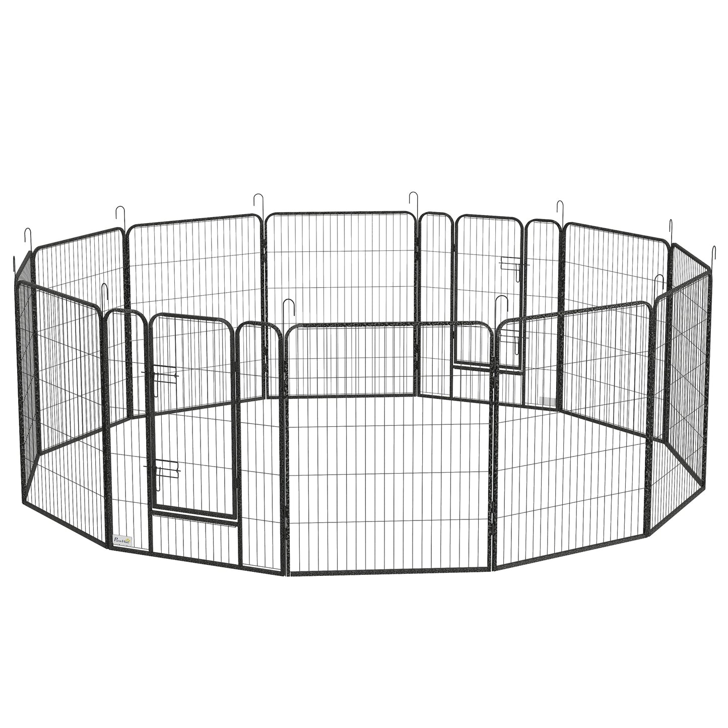 Dog Pen 12 Panels Puppy Pen Heavy Duty Pet Playpen for Indoor Outdoor for Dogs, Rabbits, Ducks 100cm High