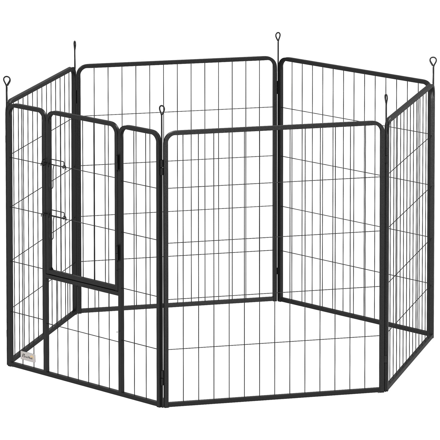 Dog Pen 6 Panels Puppy Pen Heavy Duty Pet Playpen for Indoor Outdoor for Dogs, Rabbits, Ducks 100cm High