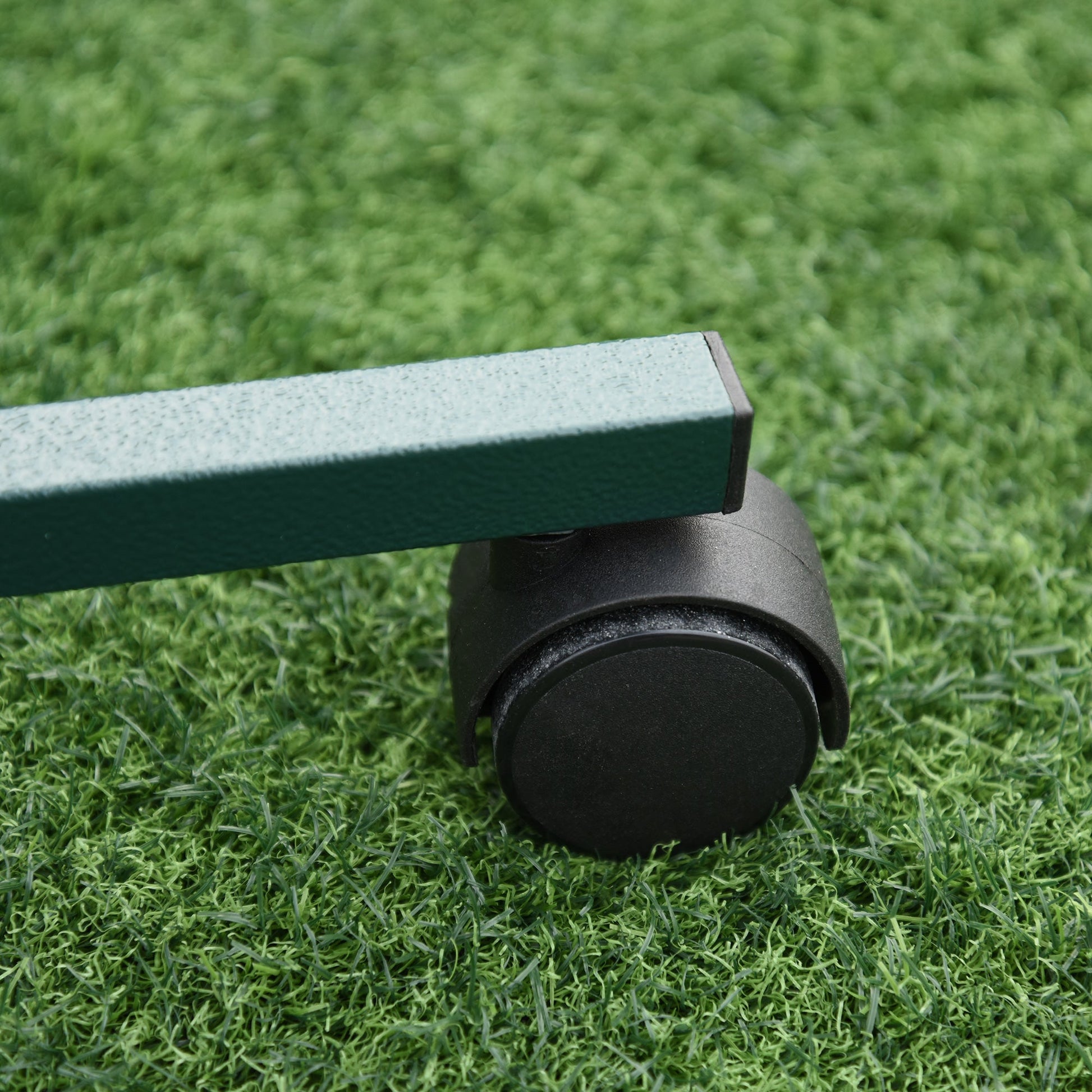 Bird Perch Stand, T-Stand Bird Training with Perch, Four Wheels, Feeding Bowls, Parrot Stand for Small, Medium Birds, Green