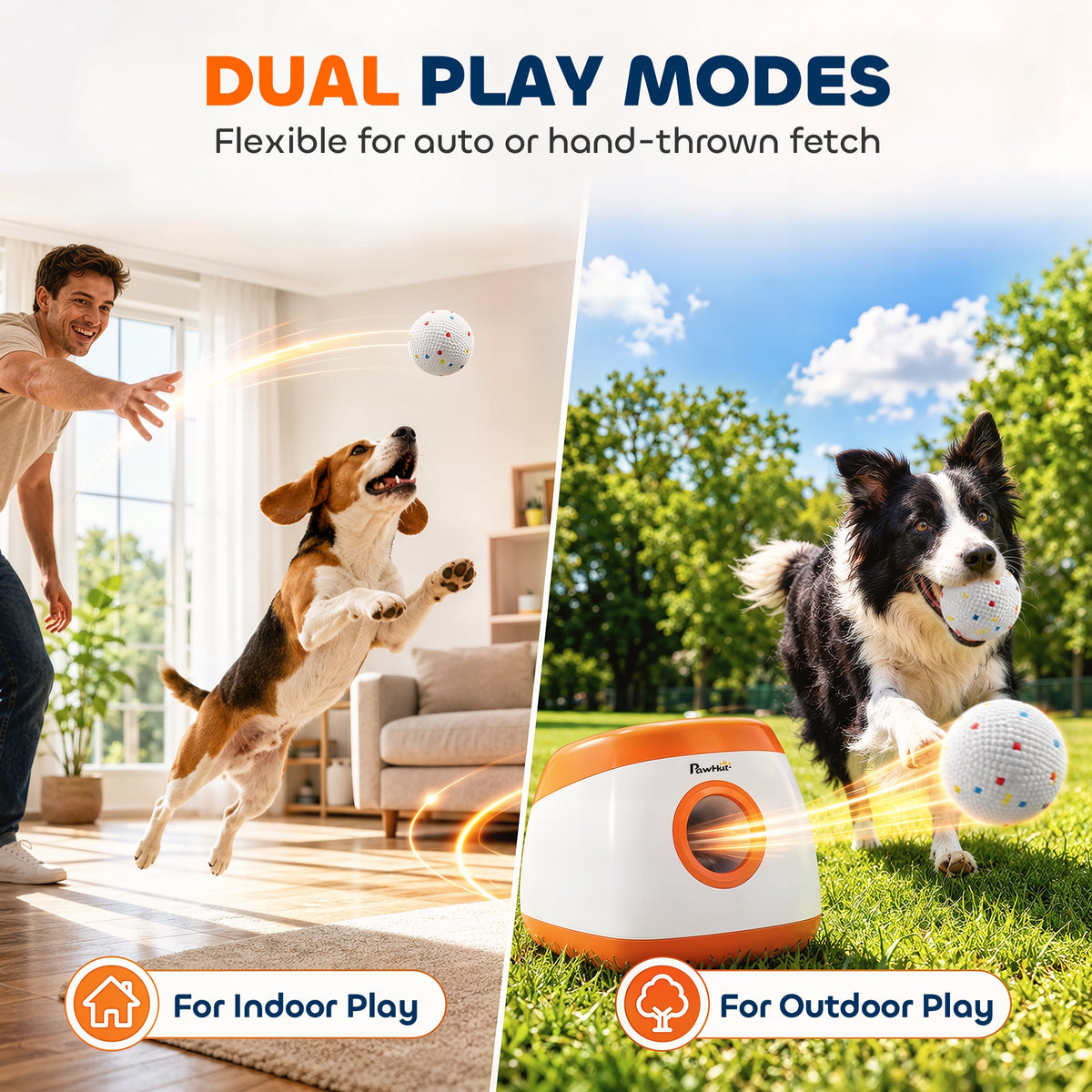 6 Pack Dog Balls Toys Fits Aggressive Chewers, Indestructible Teething and Water ETPU Balls for Throw and Fetch, High Bounce Interactive Toys for Small and Medium Dogs, 5.8cm/2.3Inch