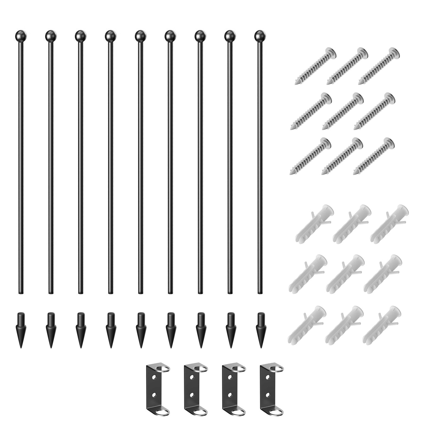 Heavy Duty Dog Playpen, 8 Panels Dog Pen, 60cm Height Pet Playpen Exercise Pen, with Door, for Small Dogs