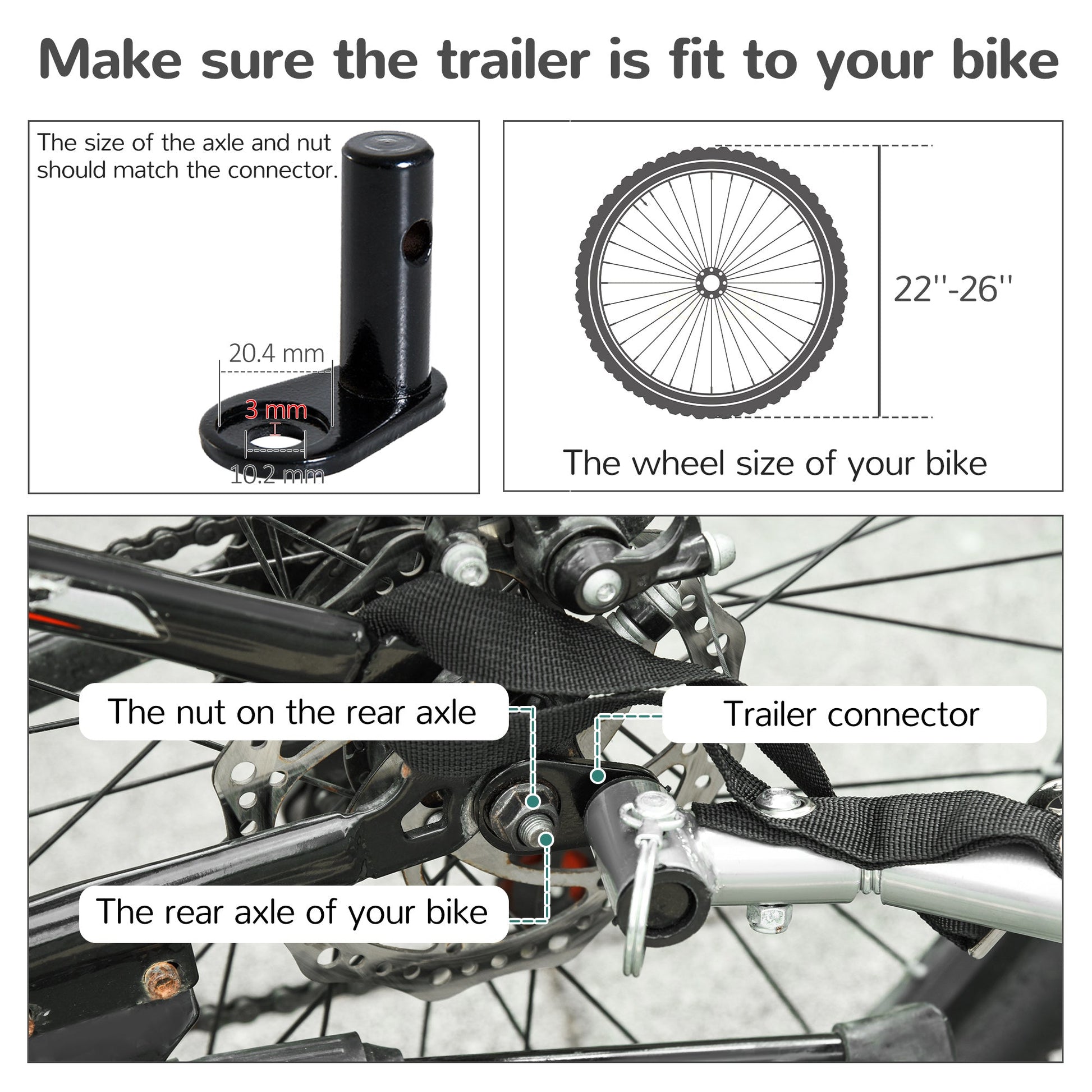 Dog Bike Trailer Pet Stroller Cart Carrier for Bicycle 360° Rotatable with Reflectors 3 Wheels Hitch Coupler Push/ Pull/ Brake Water Resistant Green