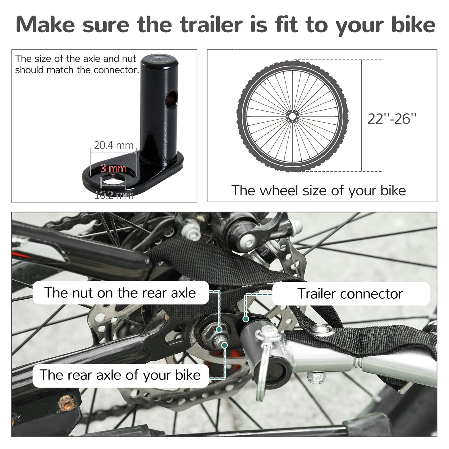 Dog Bike Trailer Pet Stroller Cart Carrier for Bicycle 360° Rotatable with Reflectors 3 Wheels Hitch Coupler Push/ Pull/ Brake Water Resistant Green