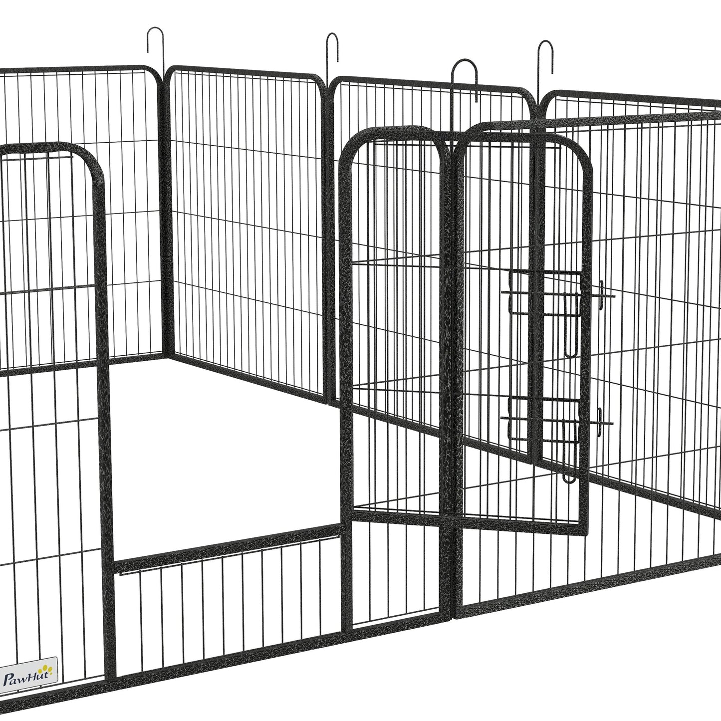 Dog Pen 12 Panels Puppy Pen Heavy Duty Pet Playpen for Indoor Outdoor for Dogs, Rabbits, Ducks 80cm High