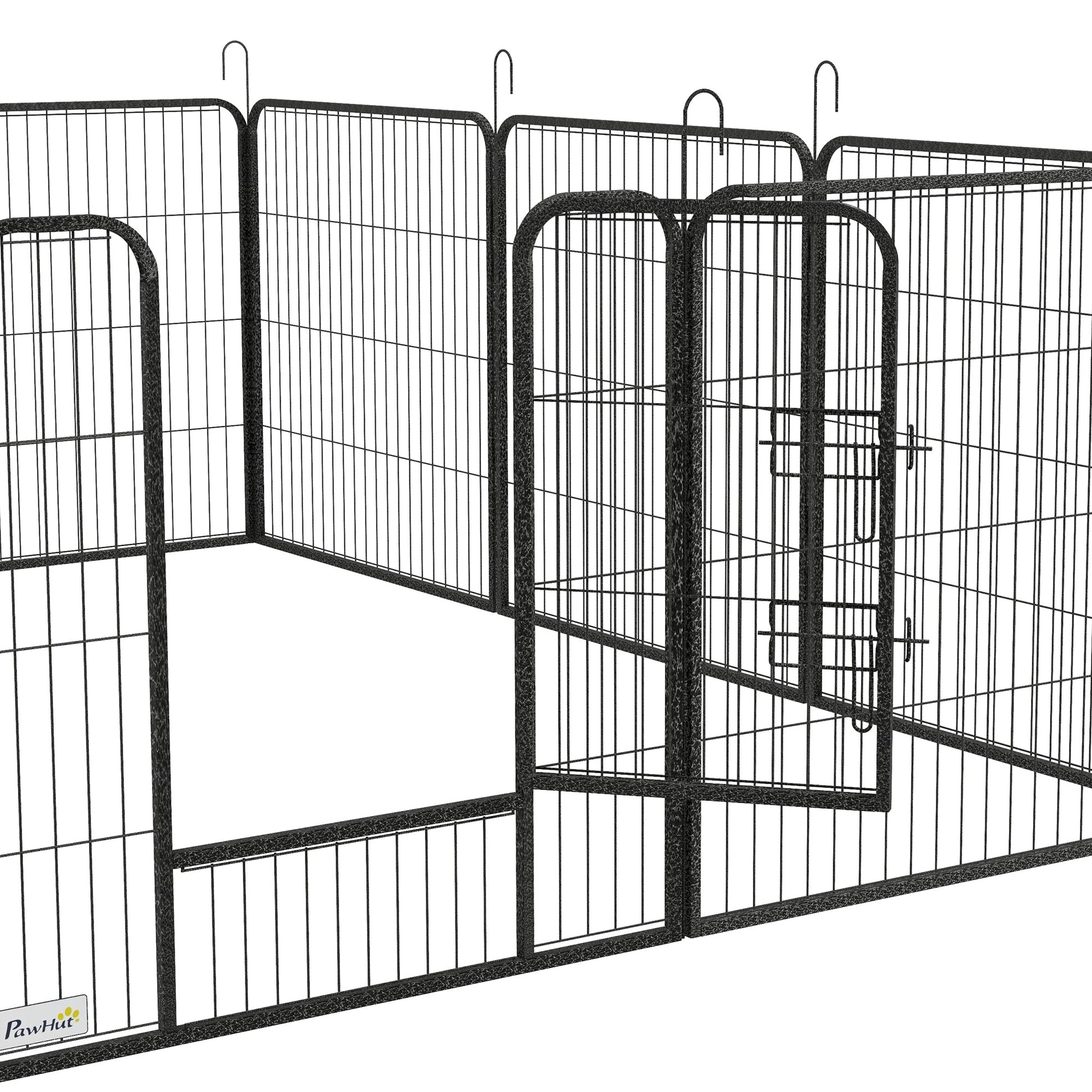 Dog Pen 12 Panels Puppy Pen Heavy Duty Pet Playpen for Indoor Outdoor for Dogs, Rabbits, Ducks 80cm High