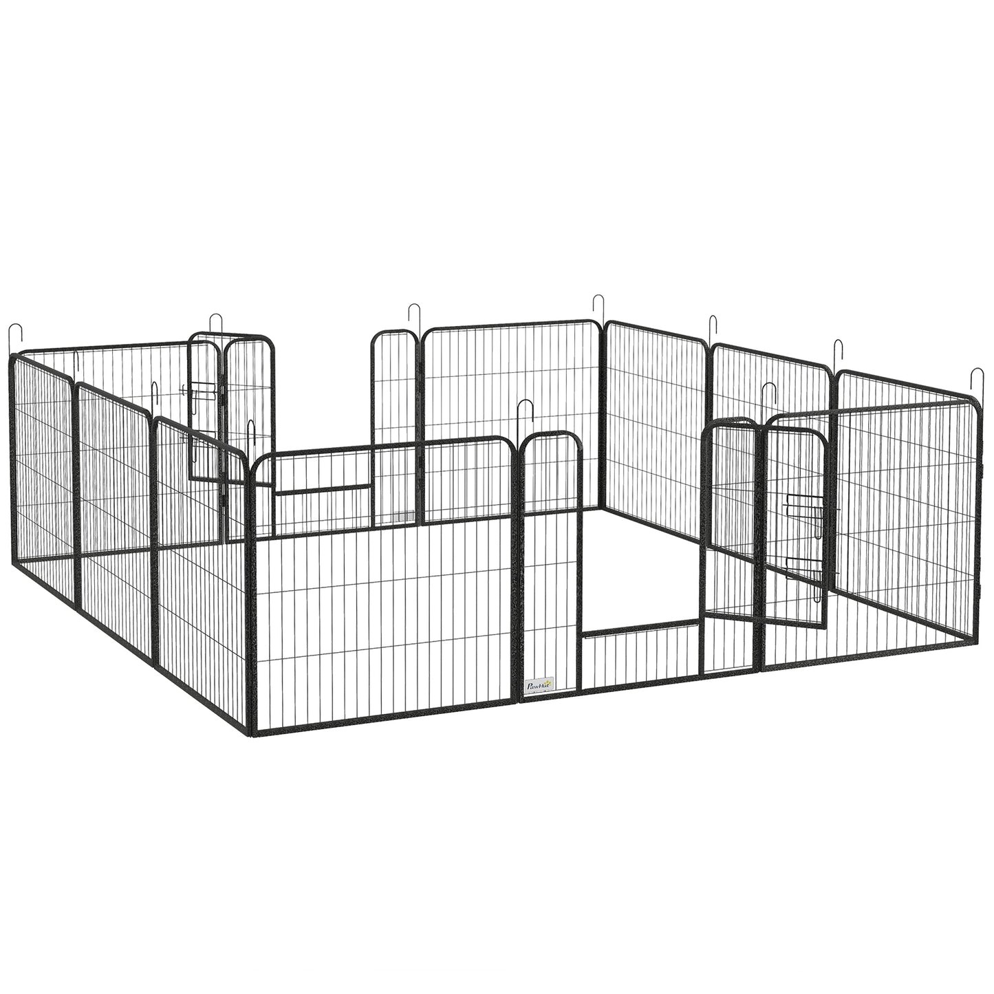 Dog Pen 12 Panels Puppy Pen Heavy Duty Pet Playpen for Indoor Outdoor for Dogs, Rabbits, Ducks 80cm High
