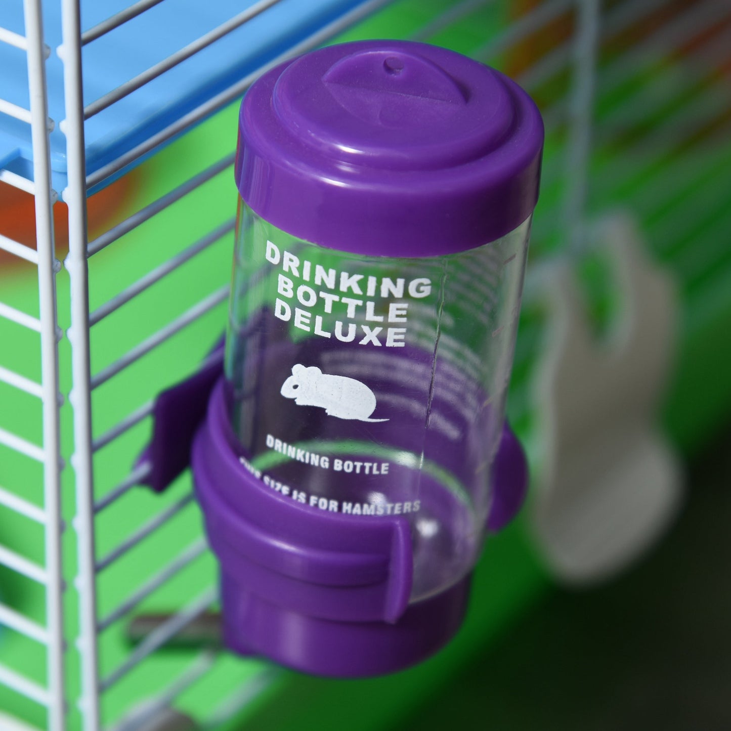 5 Tier Hamster Cage, Gerbil Cage with Tube Exercise Wheels, Tunnel, Water Bottle, Dishes, 58H x 46L x 30Wcm, Green