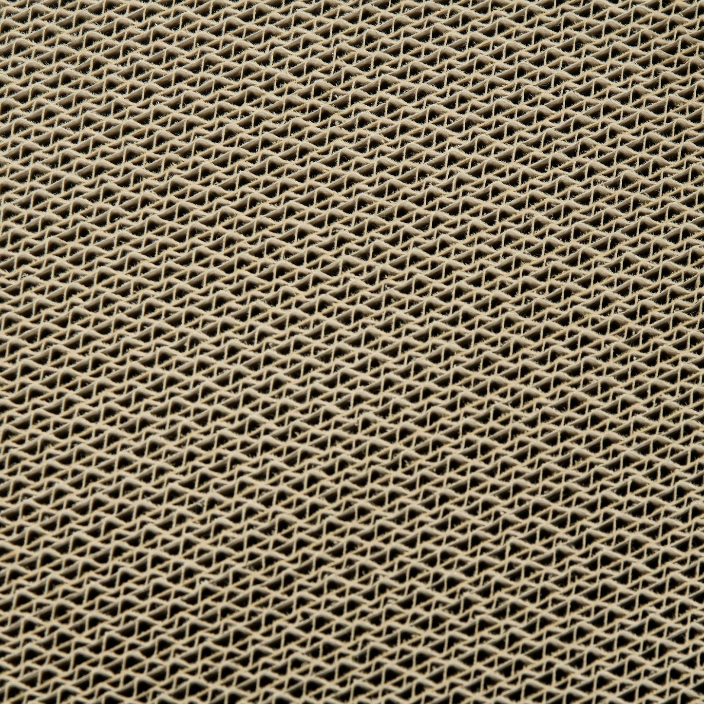 Cat Scratching Board, 2 in 1 Cat Scratcher Cardboard with Catnip, Canned Tuna Design Cat House for Indoor Kitty, Cream White