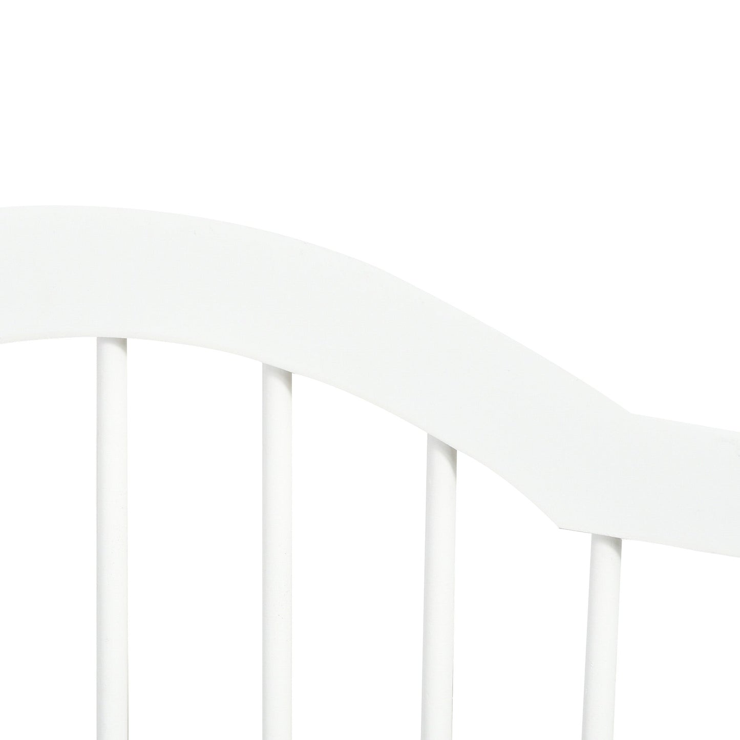 Freestanding Pet Gate Wooden Dog Gate with Support Feet Foldable Pet Fence Safety Barrier for the House Doorway Stairs White
