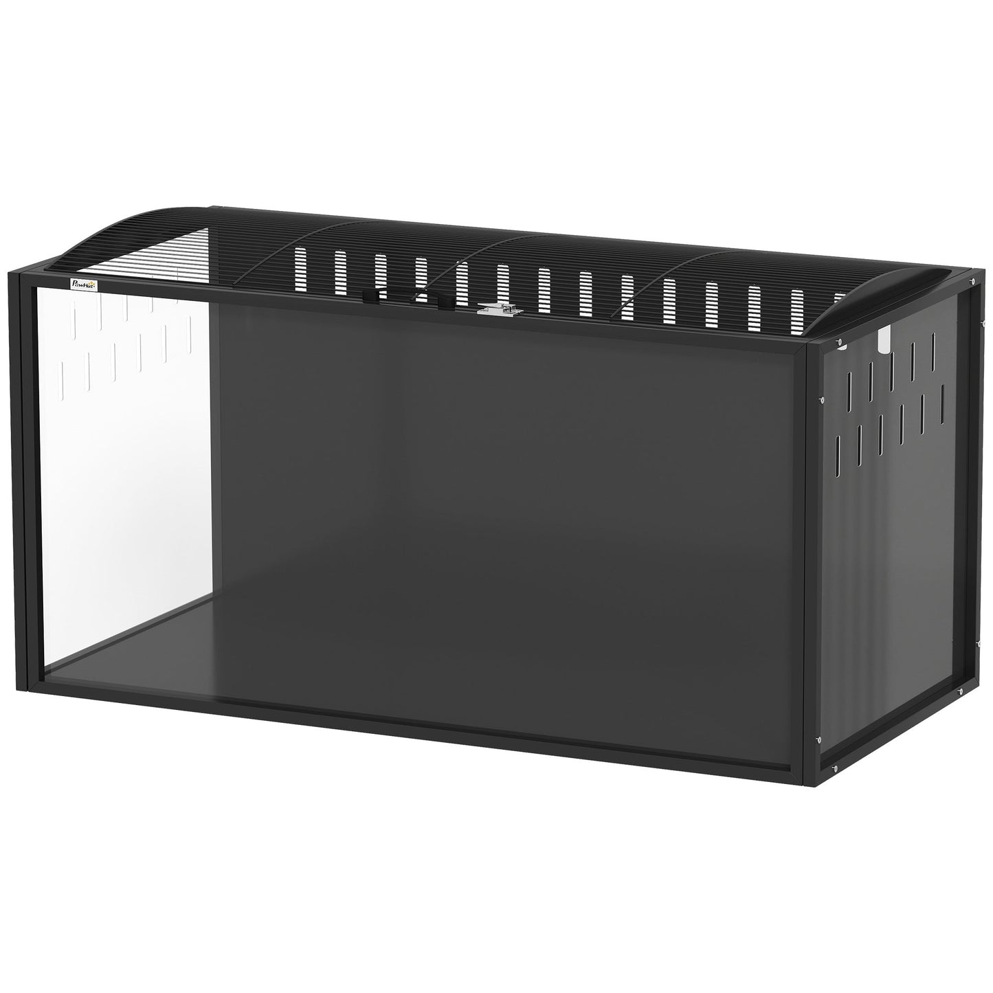 Hamster Cage Steel Frame Chewproof, Large Rat Cage with Openable Top, Deep Burrow, Transparent Small Animal Habitat for Dwarf Syrian Hamster, Gerbil, Rats, 105L x 51W x 53H cm