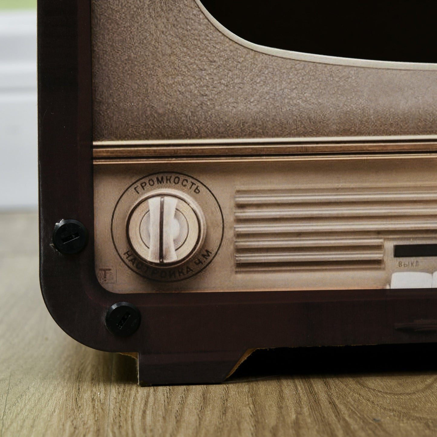 Cat Scratching Board, Cat Scratcher TV Shape Corrugated Cardboard 2 in 1 Cat House with Catnip, for Indoor Cats, Brown