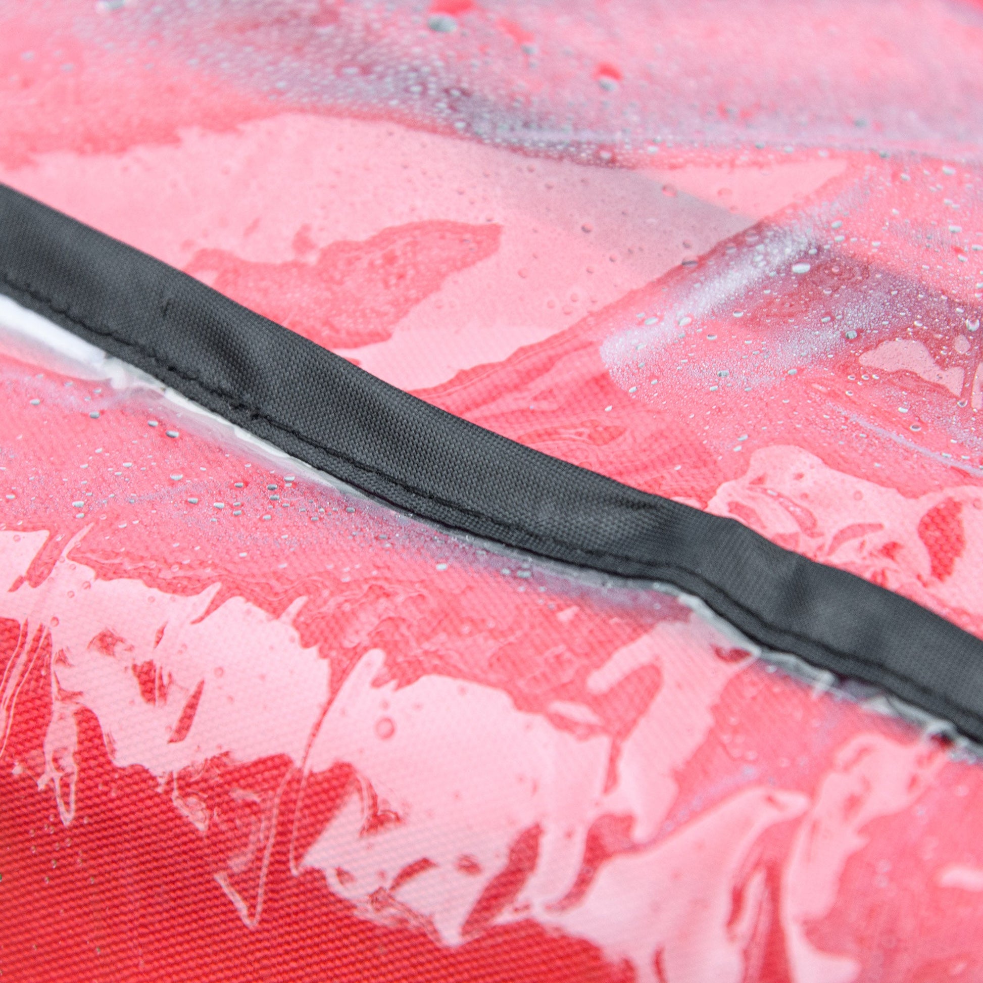 Dog Stroller Rain Cover, Cover for Dog Pram Stroller, Buggy for Large, Medium Dogs w/ Rear Entry