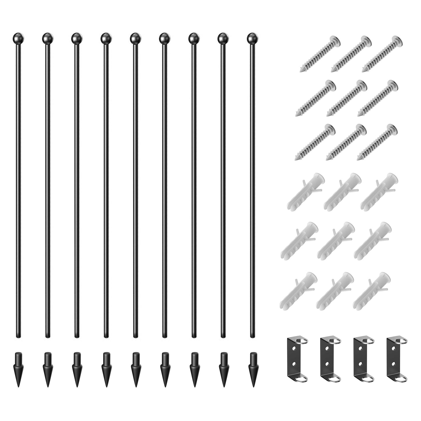Heavy Duty Dog Playpen, 8 Panels Dog Pen, 100cm Height Pet Playpen Exercise Pen, with Door, for Small and Medium, Large Dogs