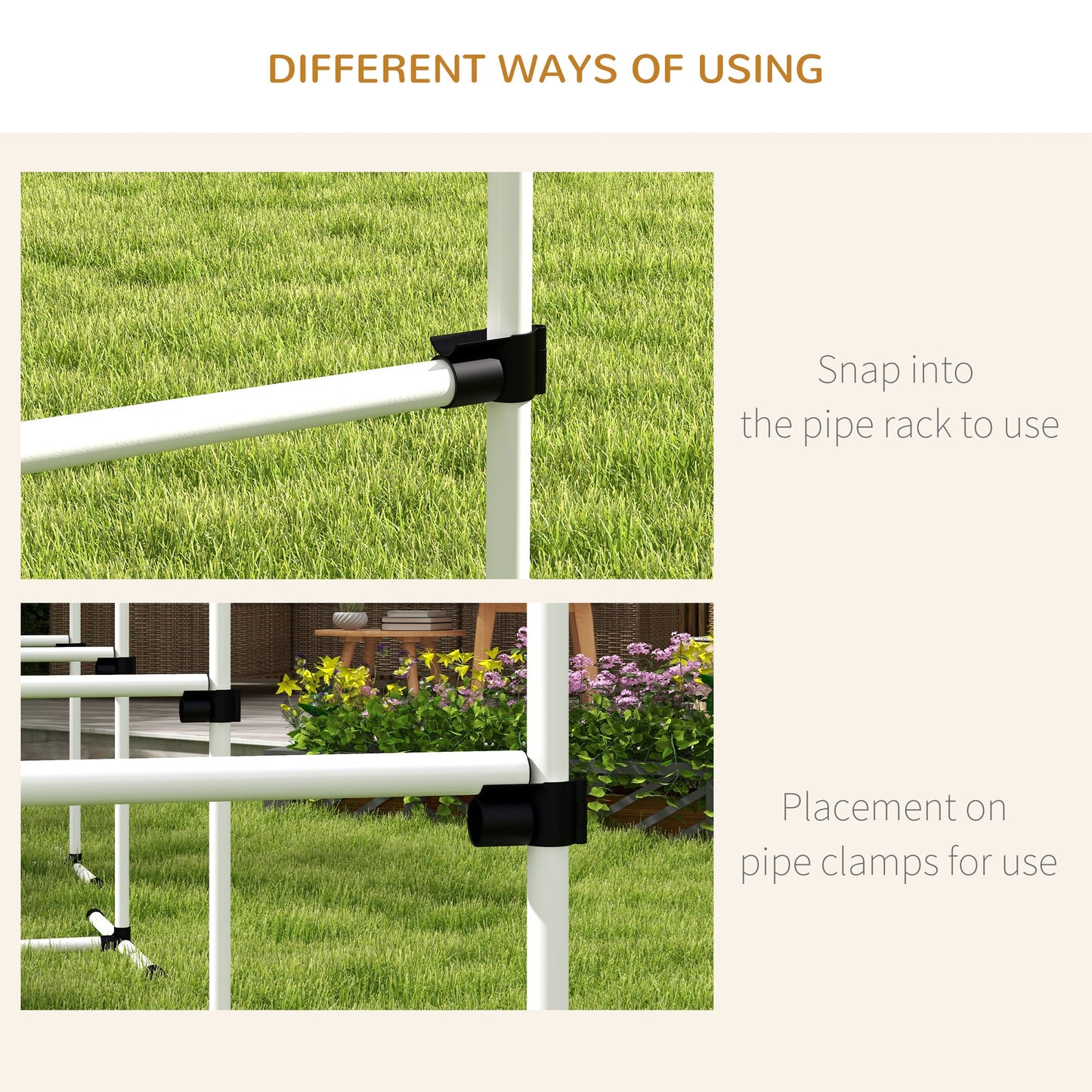 Dog Agility Equipment Training Height Adjustable Jumps Hurdle 4 Pieces with Carrying Bag for Outdoor, White