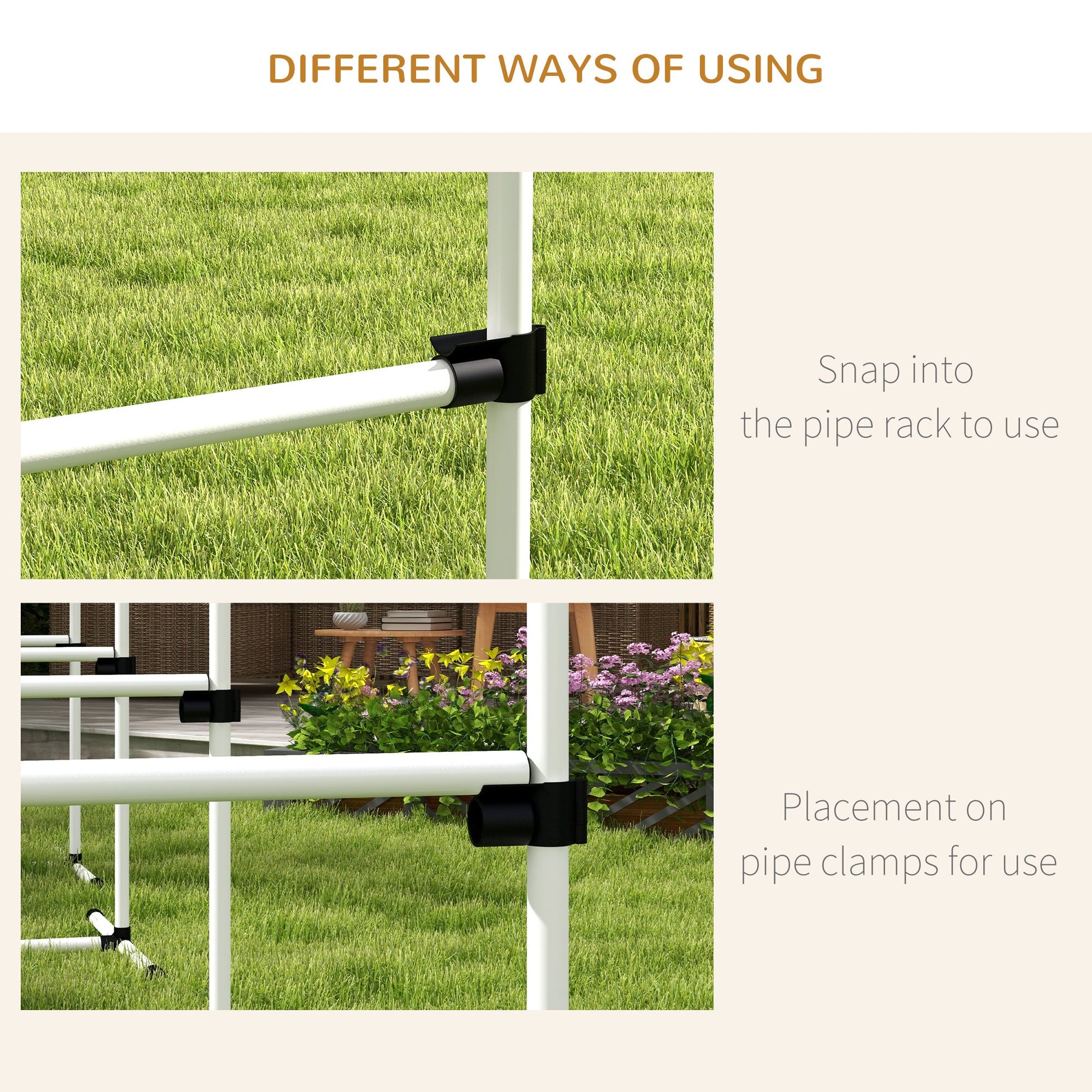 Dog Agility Equipment Training Height Adjustable Jumps Hurdle 4 Pieces with Carrying Bag for Outdoor, White