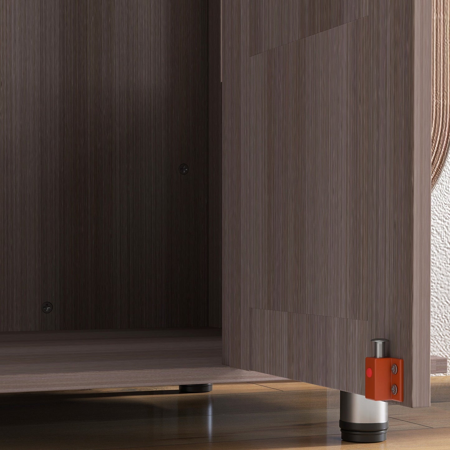 Dog Crate Furniture End Table, Pet Kennel for Extra Large Dogs with Magnetic Door Indoor Animal Cage, Purple, 114 x 60 x 82 cm