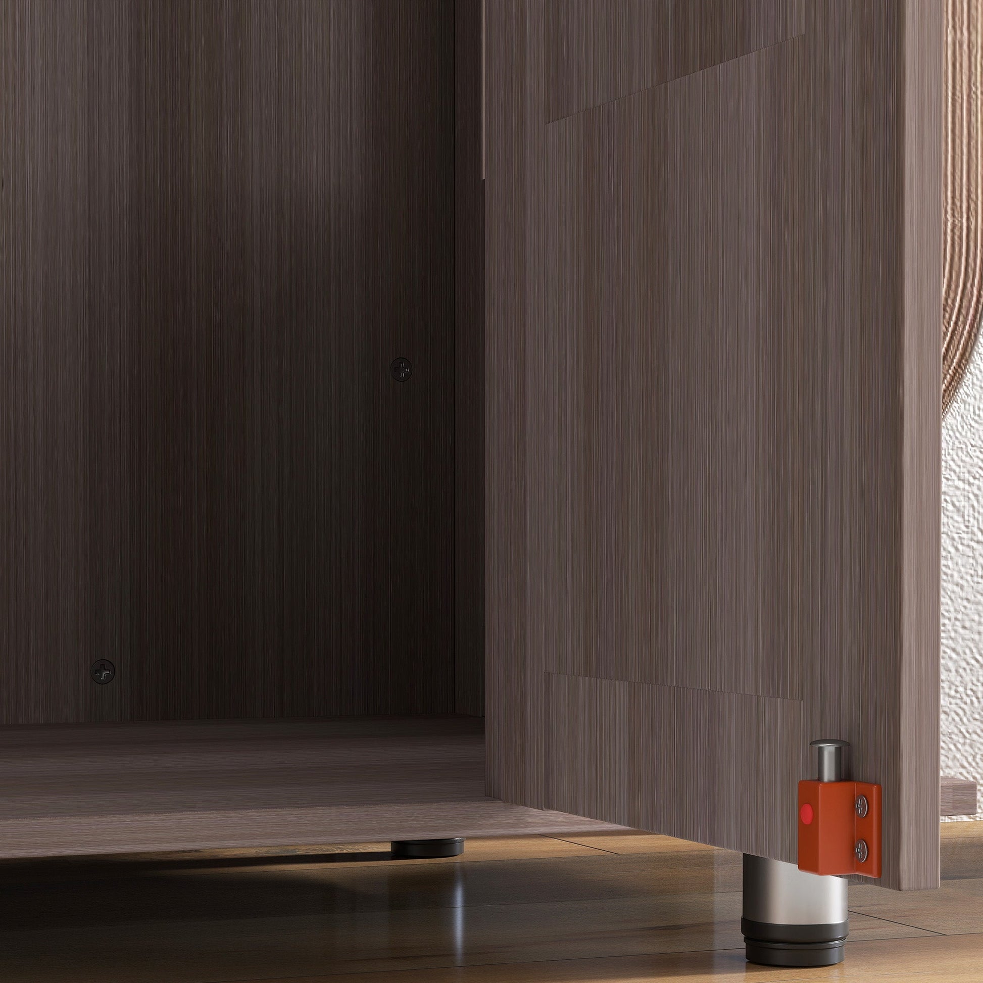 Dog Crate Furniture End Table, Pet Kennel for Extra Large Dogs with Magnetic Door Indoor Animal Cage, Purple, 114 x 60 x 82 cm