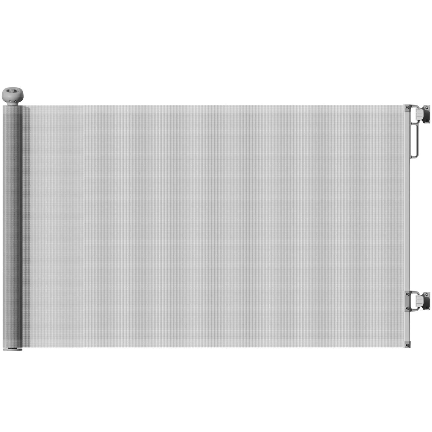 Retractable Stair Gate for Dogs, Extra Wide Dog Gate Extends Up to 140 cm Wide, 86.5 cm Tall, for Doorways, Stairways, Hallways, Indoor and Outdoor, Grey