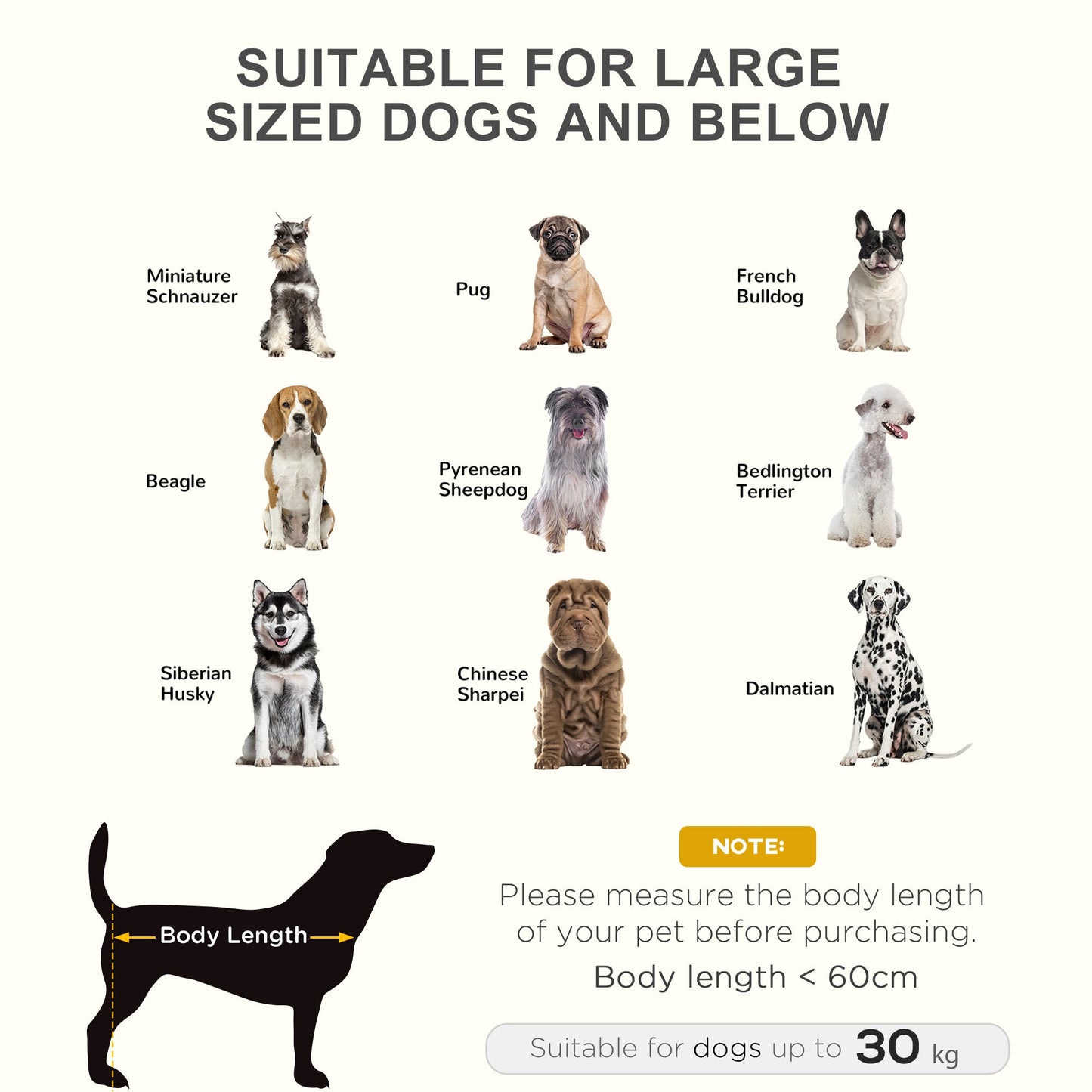 Large Raised Dog Bed Cat Elevated Lifted Cooling Portable Camping Basket Outdoor Indoor Mesh Pet Cot Metal Frame Black